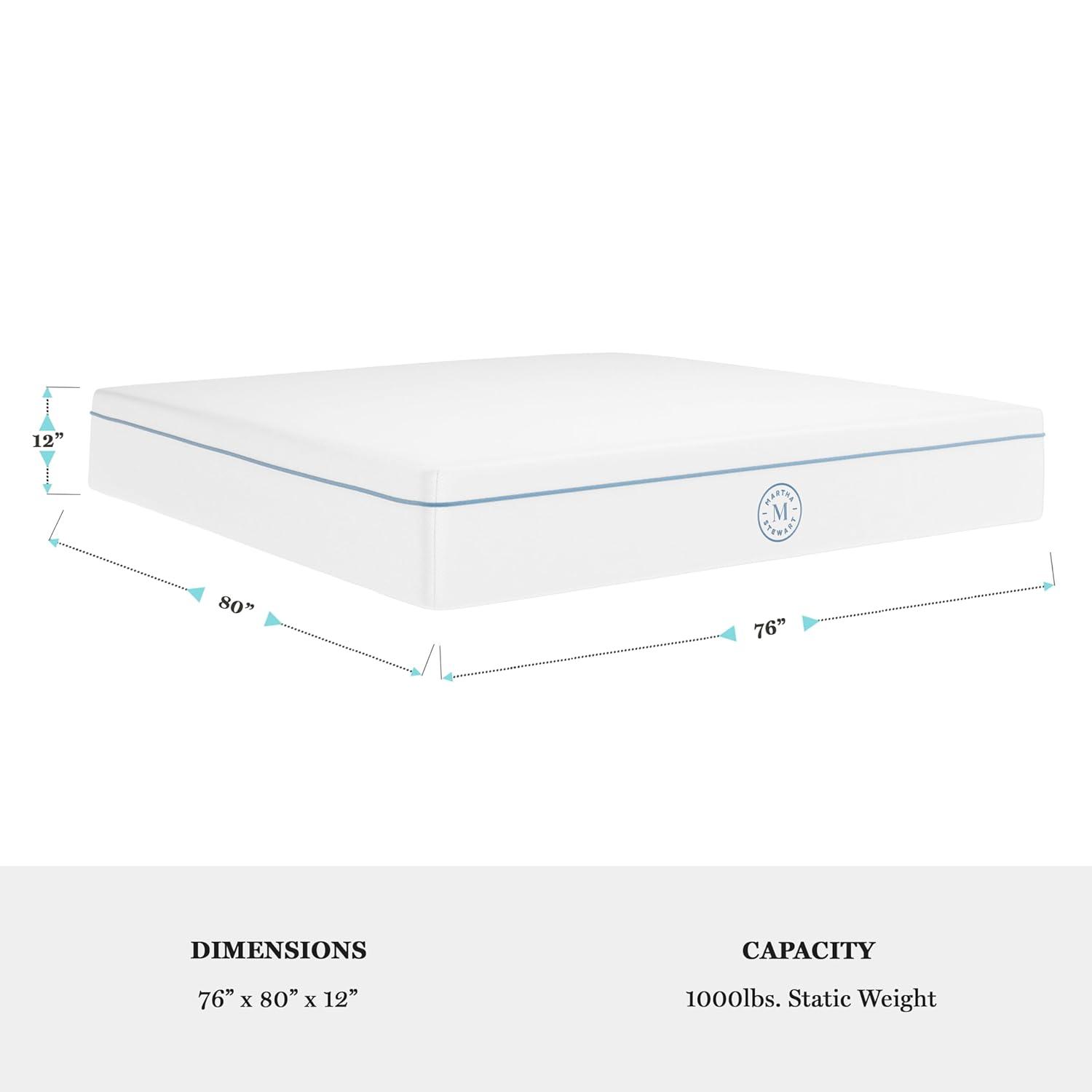 Martha Stewart Martha Stewart SleepComplete 12" Medium-Firm Hybrid Mattress