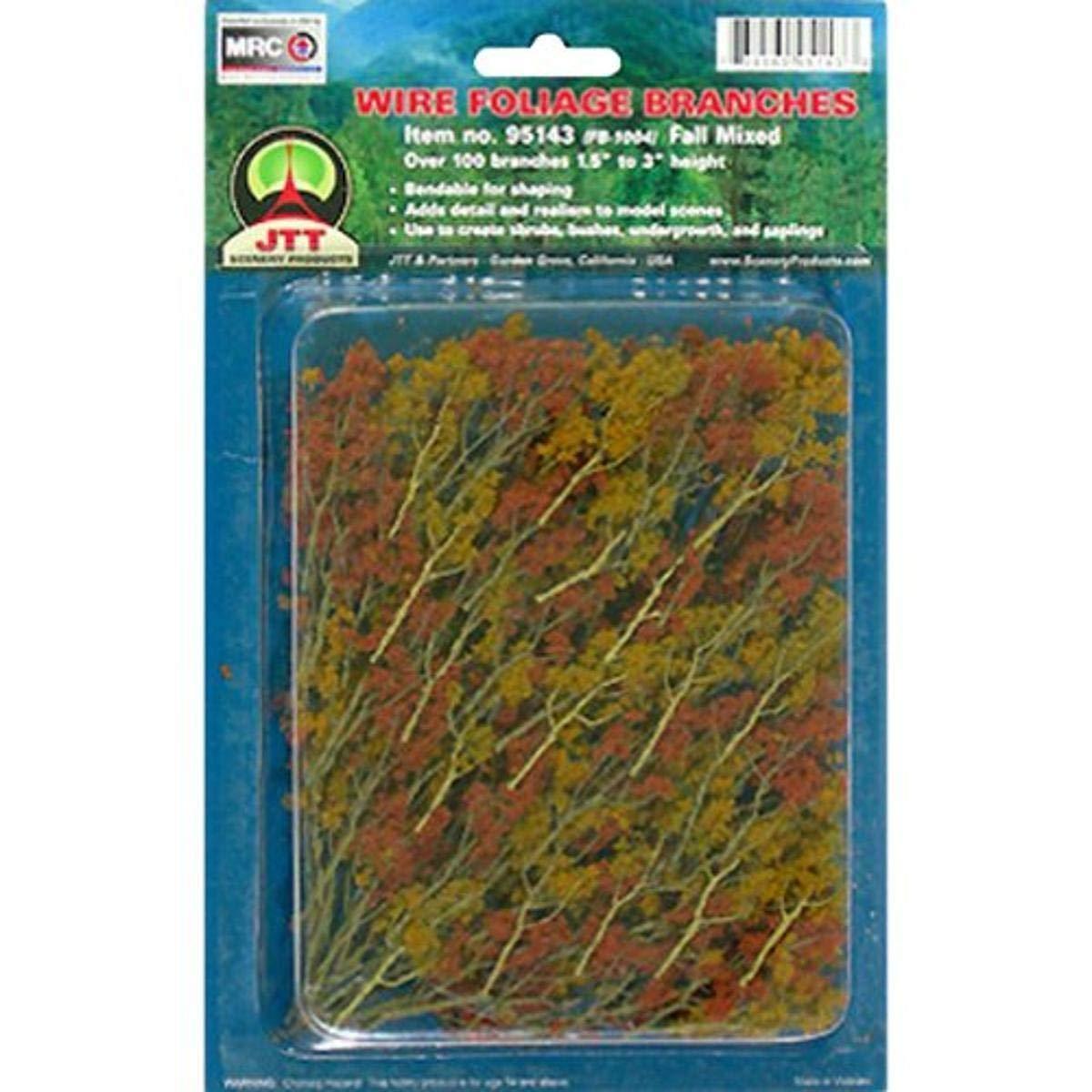 JTT Scenery Products Wire Branches Fall Mixed 1.5-3 JTT95521 Train Scenery Non Scale