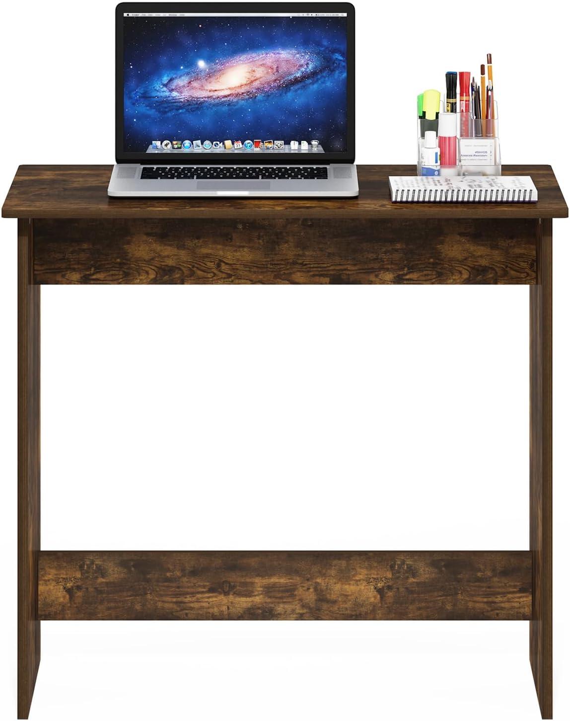 Amber Pine Wood Minimalist Study Table