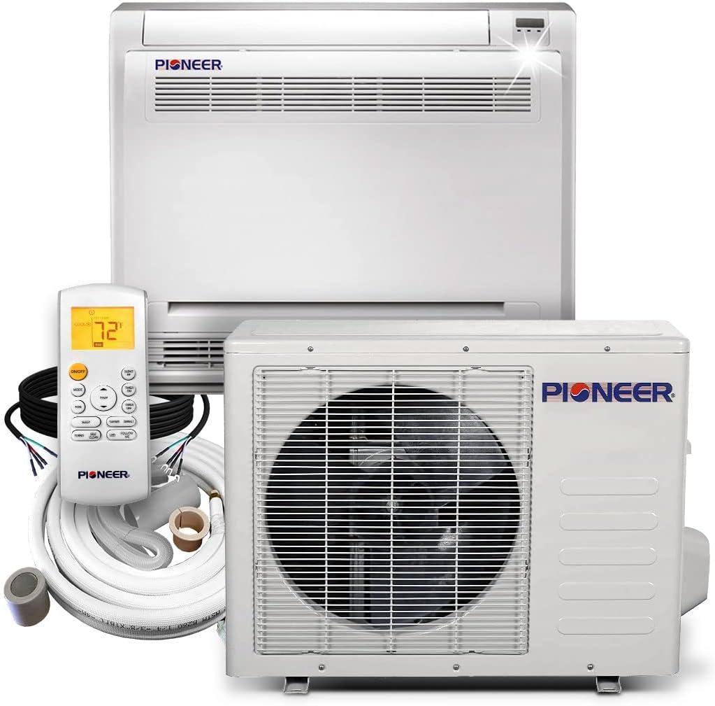 Pioneer 12,000 BTU White Floor Console Mini Split Air Conditioner