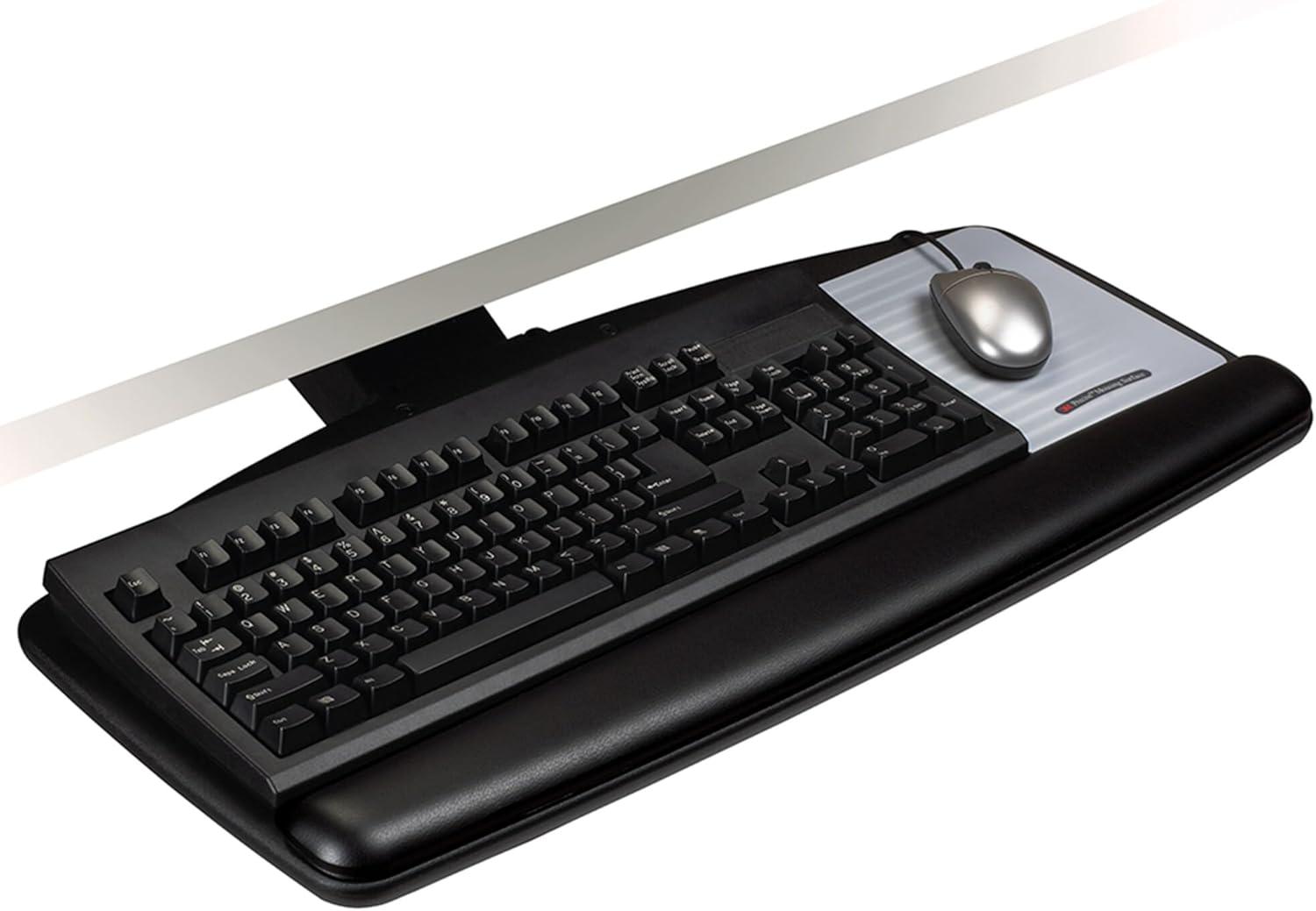 3M 3M Easy Adjustable Keyboard Tray 28'' H x 12.7'' W Desk