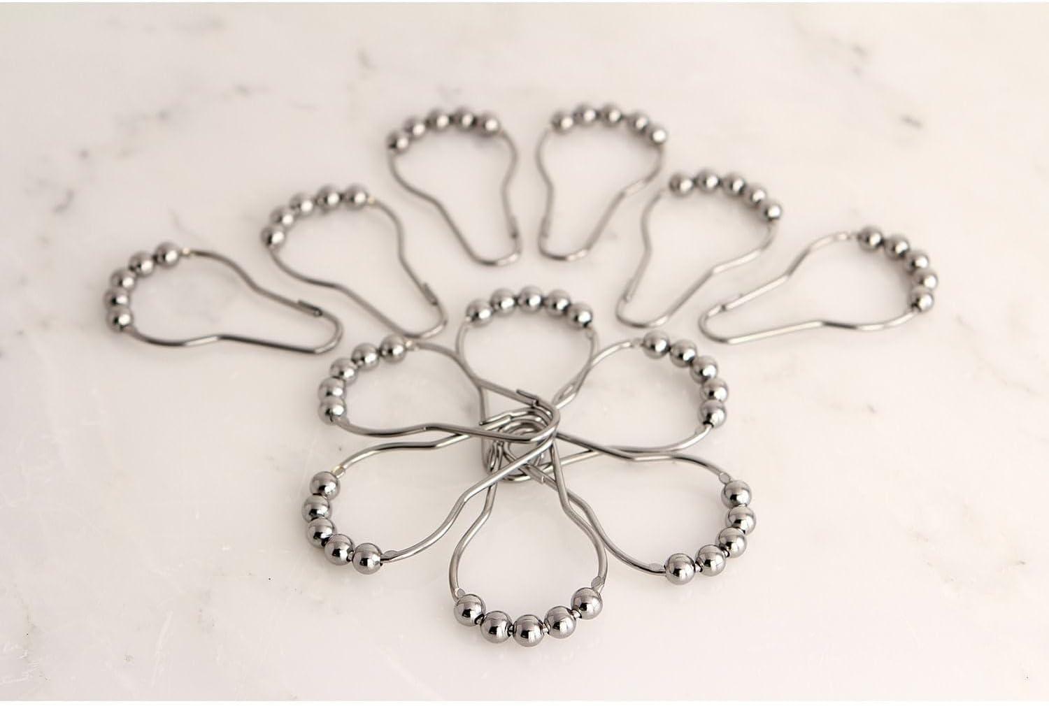 Kingston Brass Kingston Brass Edenscape Roller Ball Shower Curtain Rings (12 Pieces/Set) (Set of 12)