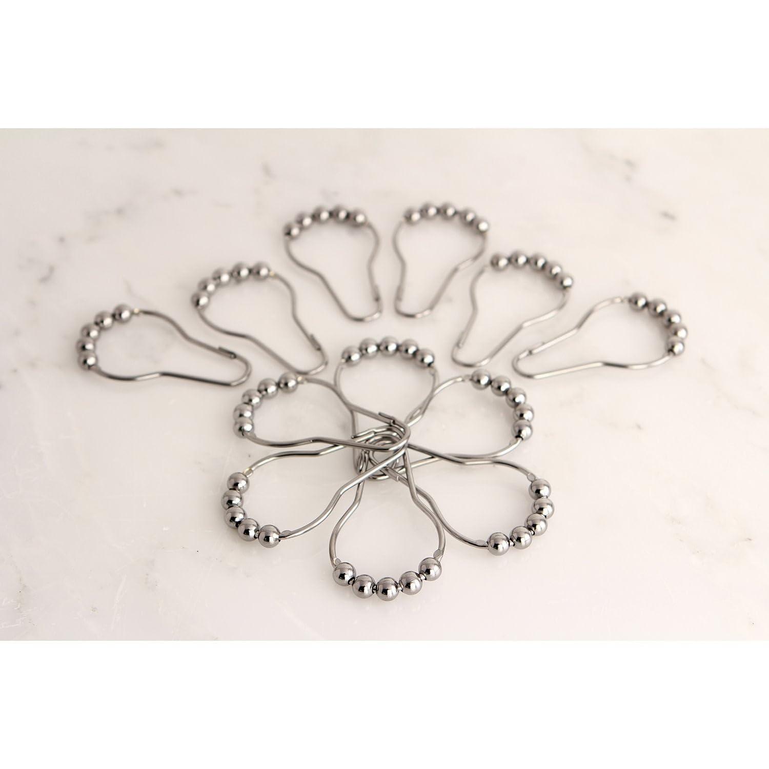 Kingston Brass Kingston Brass Edenscape Roller Ball Shower Curtain Rings (12 Pieces/Set) (Set of 12)