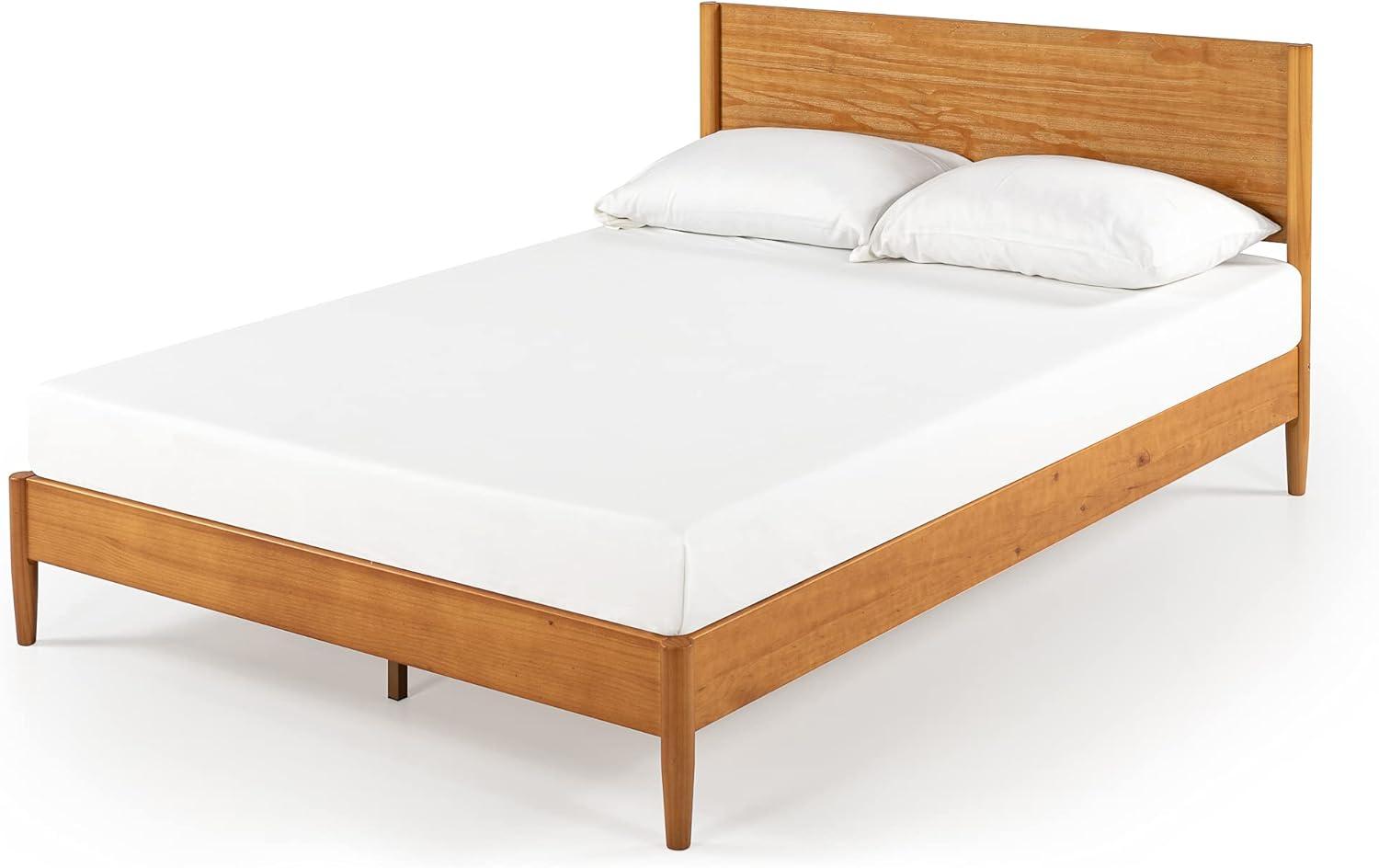 Zinus Allen 35" Mid Century Wood Platform Bed Frame, Full