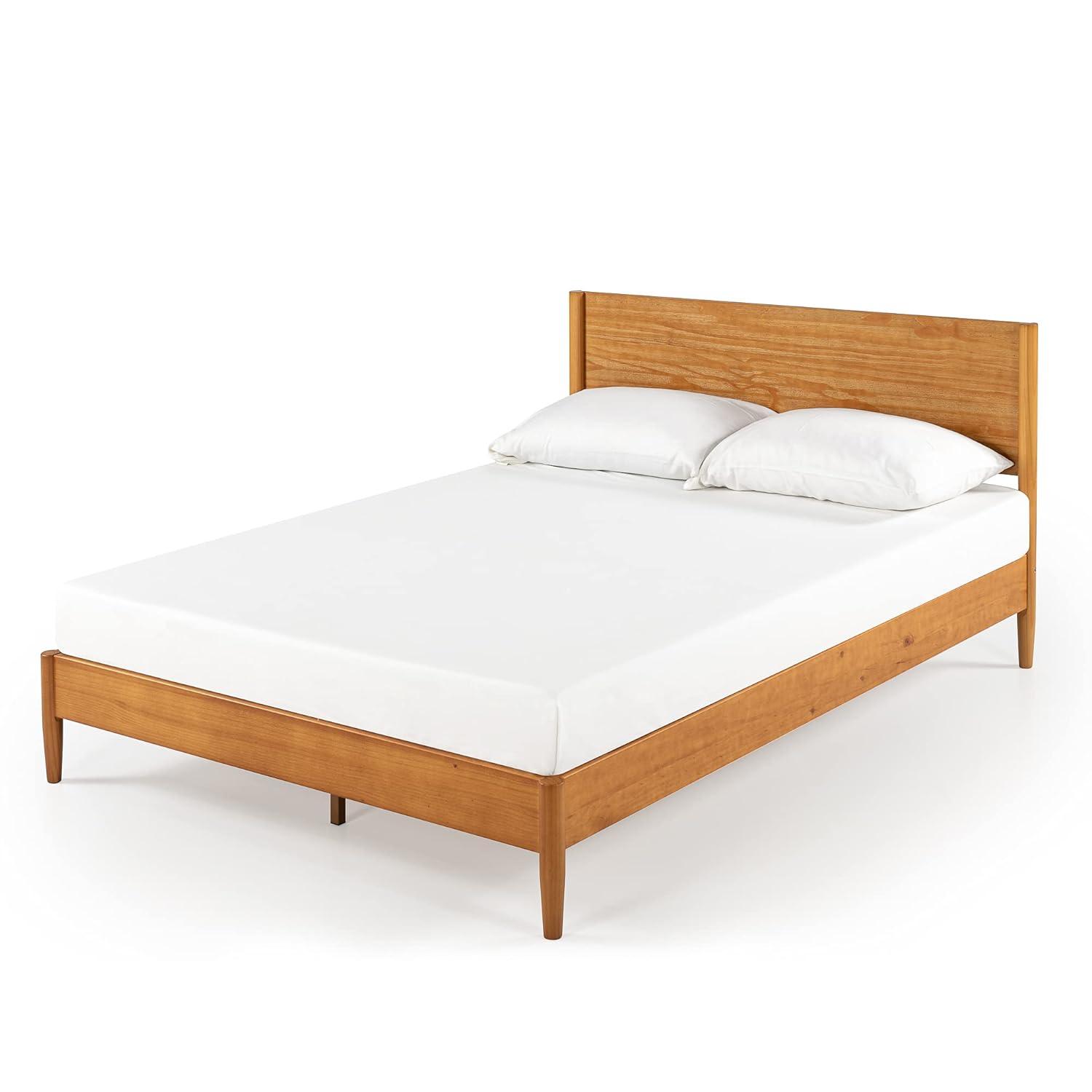 Zinus Allen 35" Mid Century Wood Platform Bed Frame, Twin