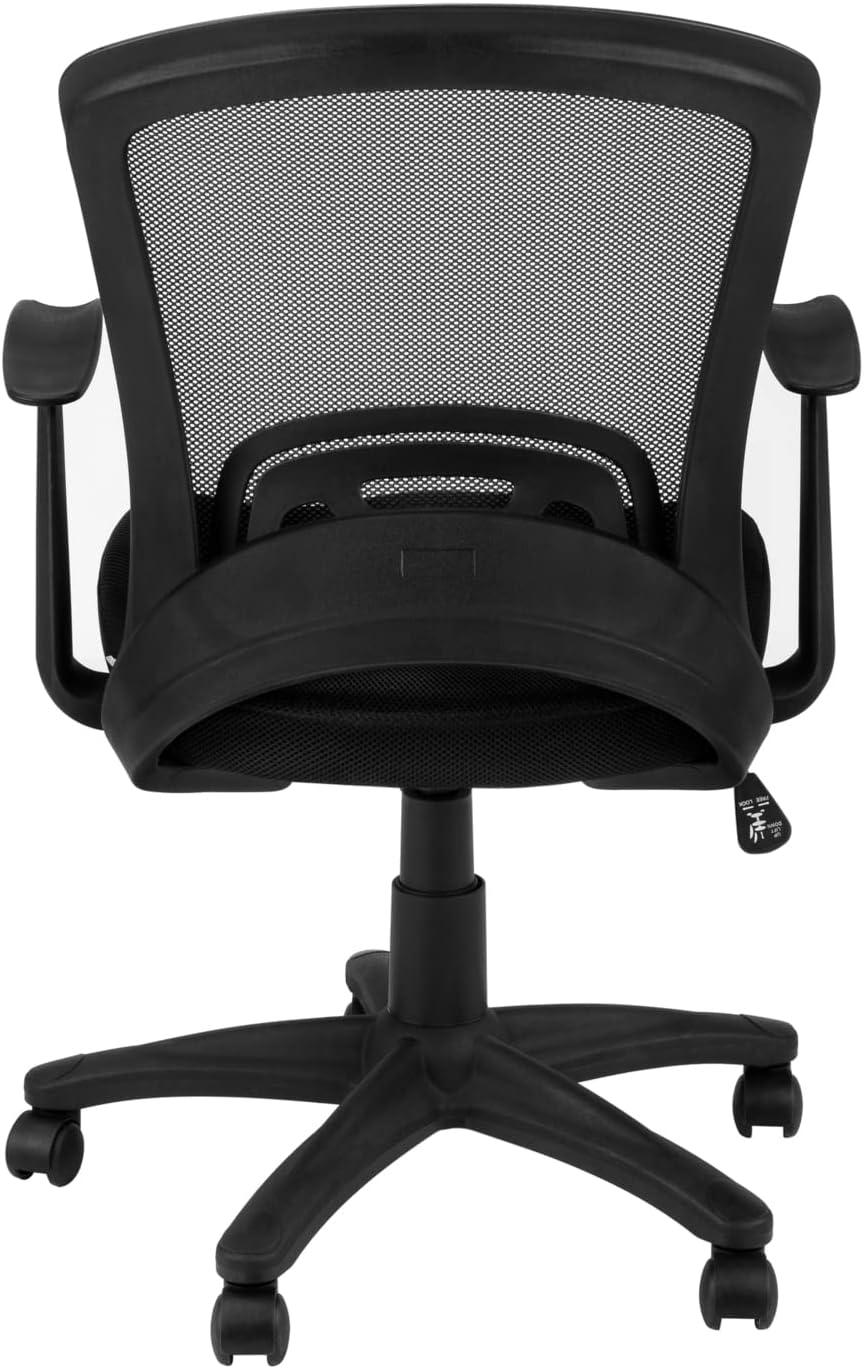Monarch Specialties Office Chair, Swivel, Ergonomic, Armrests, Computer Desk, Work, Black Mesh