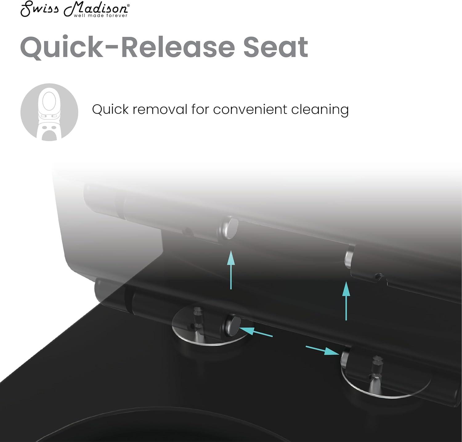 St. Tropez One Piece Elongated Toilet Dual Vortex Flush 1.6 GPF