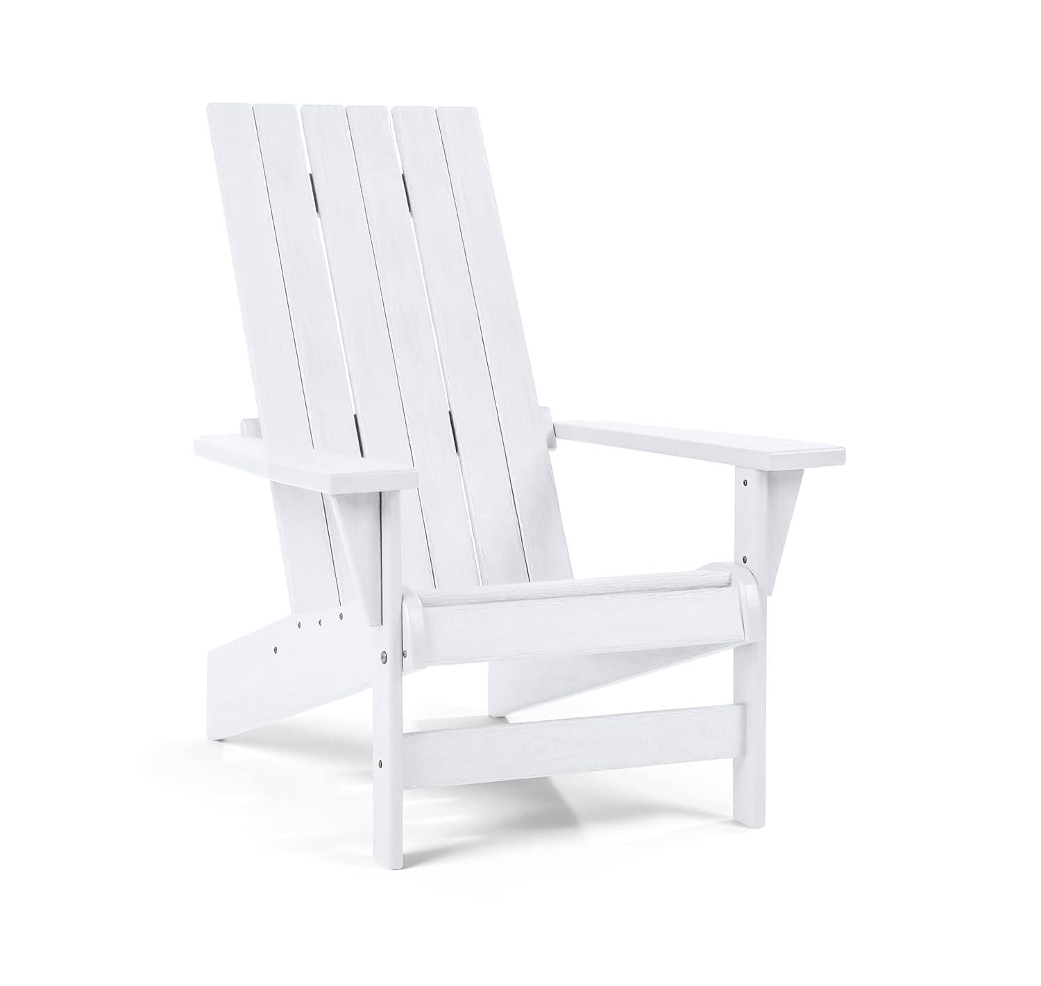 Keter Keter Montauk Adirondack Chair Modern Premium Weatherproof Outdoor Patio Furniture Ideal for Entertaining by the Pool or Backyard Fire Pit