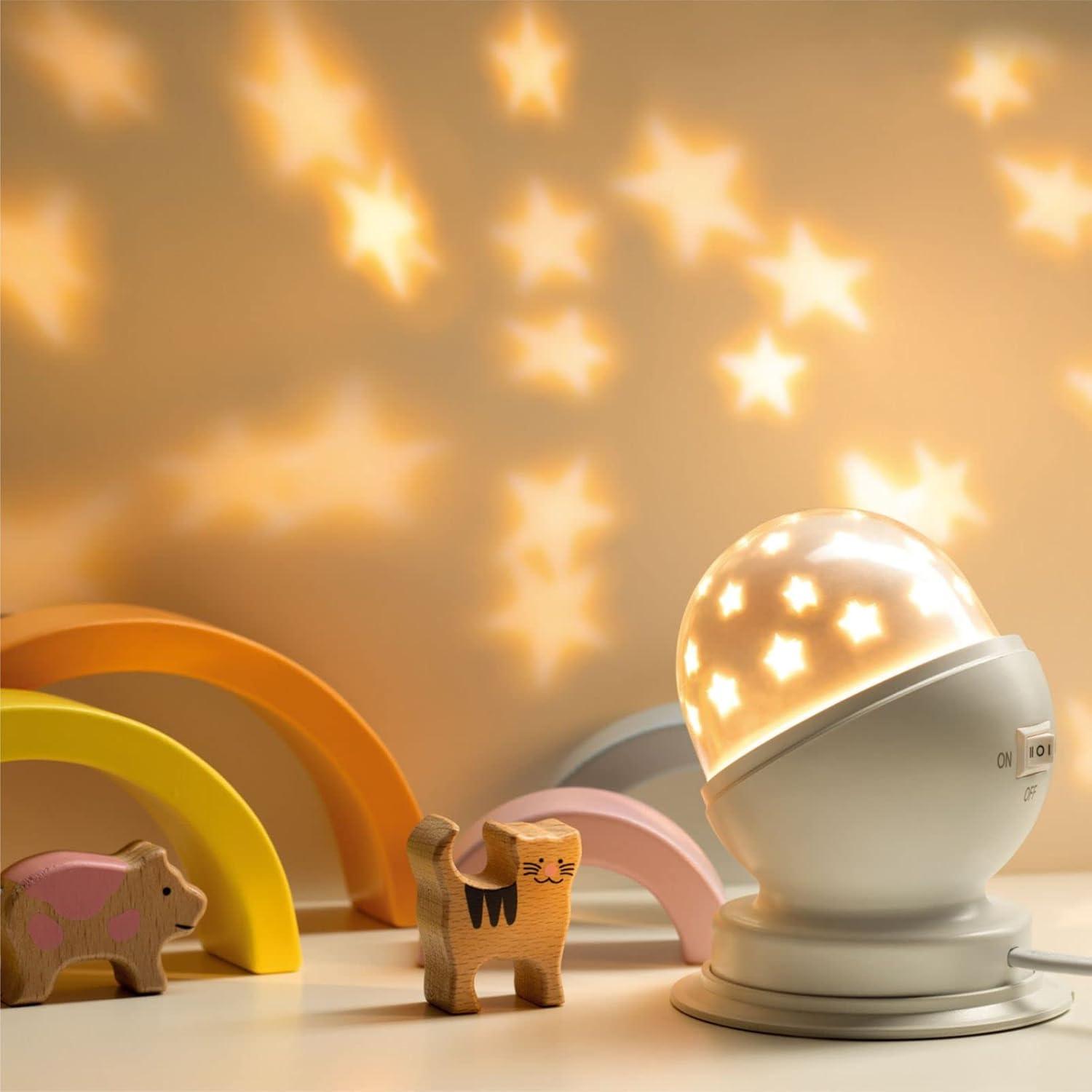 Star Night Light for Kids Girls Night Light Plug in Night Light for Kids with Timer,1 Pack,3000K,White