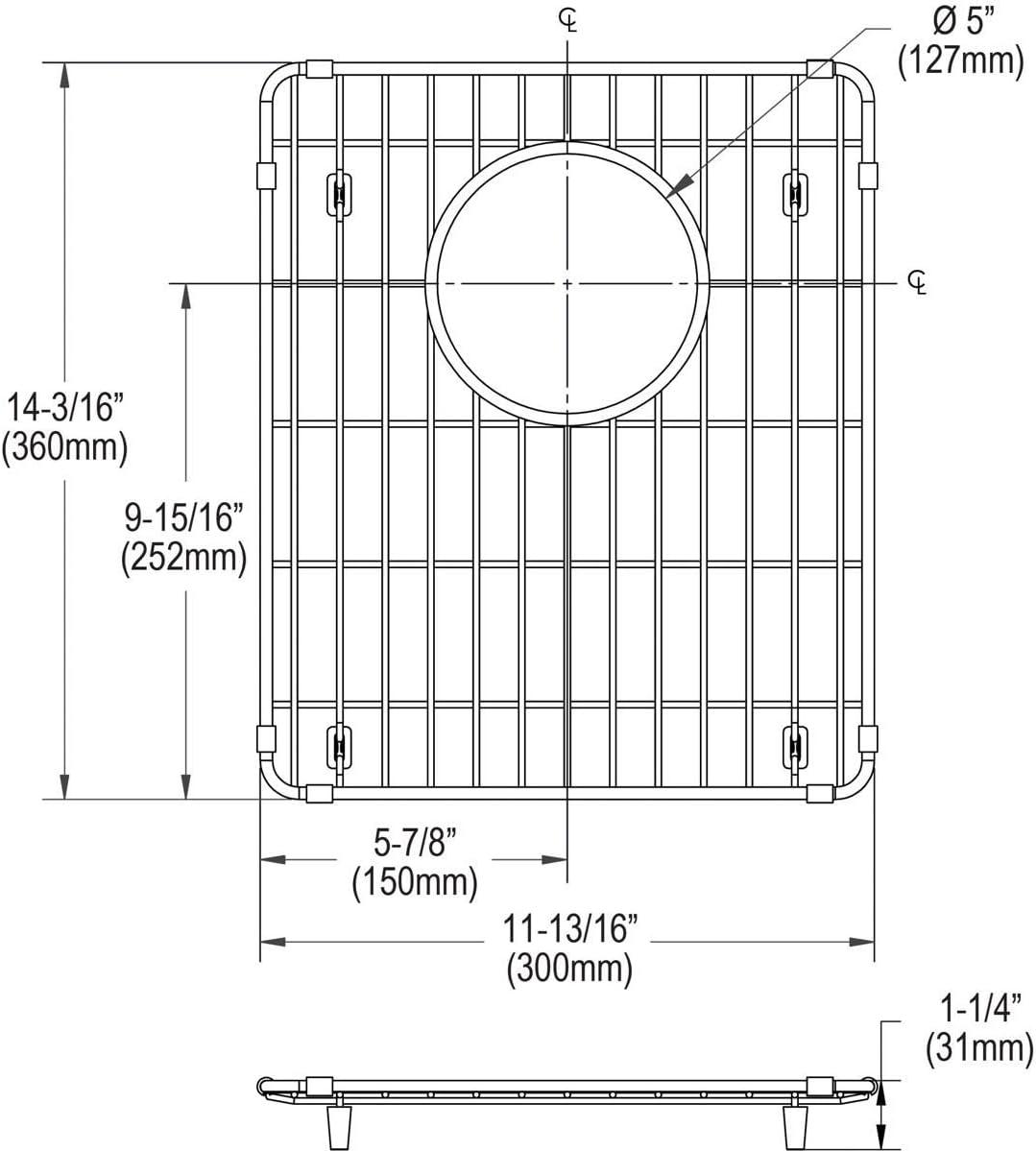 14" x 11" Sink Grid