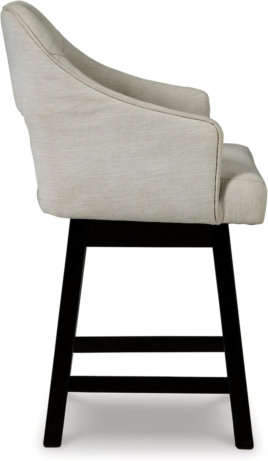 Signature Design by Ashley Tallenger 25 Upholstered Swivel Counter Height Bar Stool