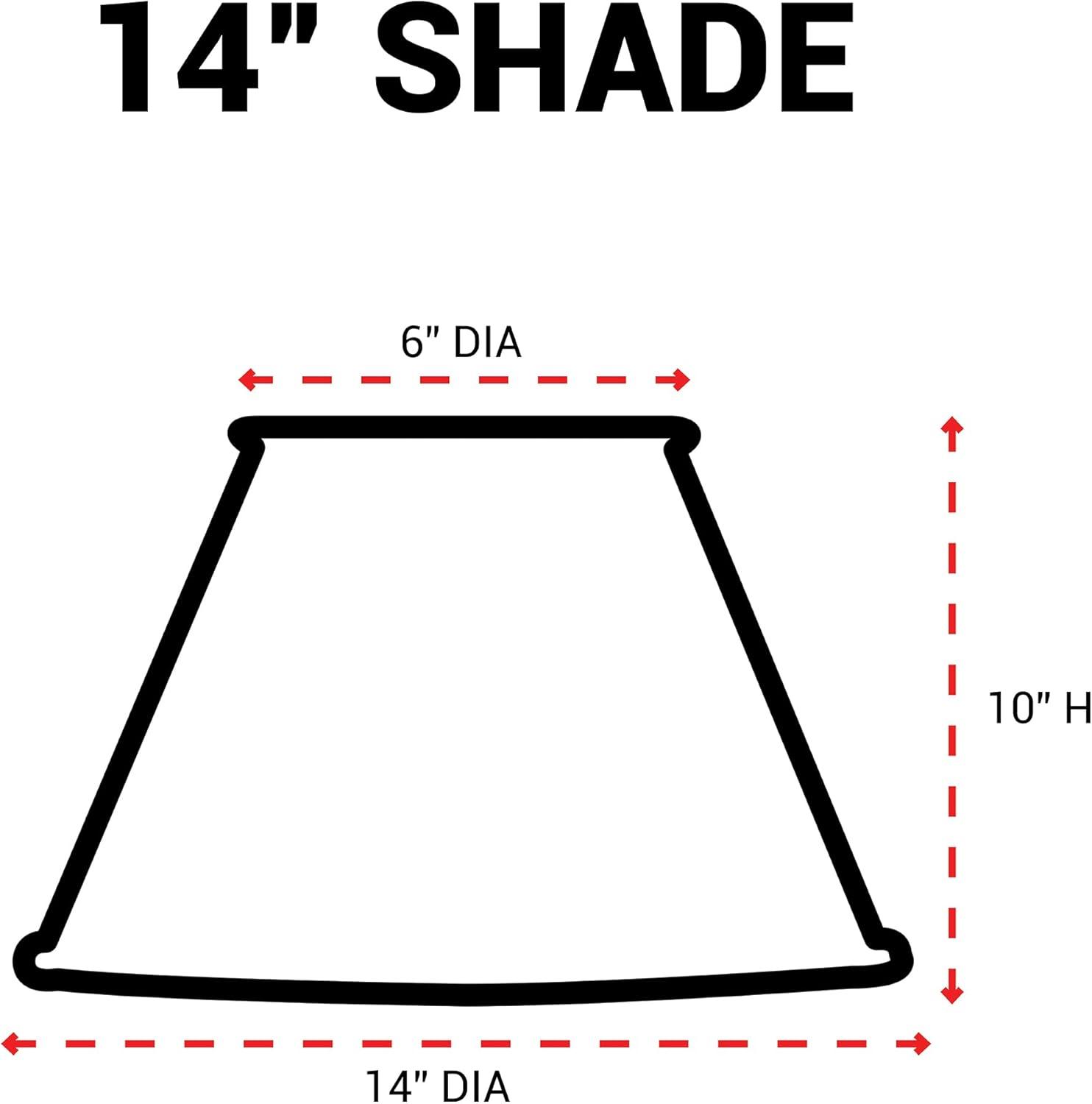 Park Designs Metal Dot Dash Shade - 14" - Black