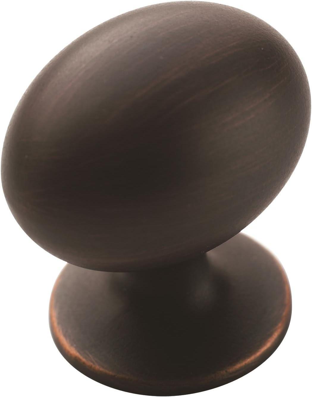 Amerock Allison Oval Cabinet Knob 1-3/8 in. D 1-3/8 in. Oil Rubbed Bronze 1 pk