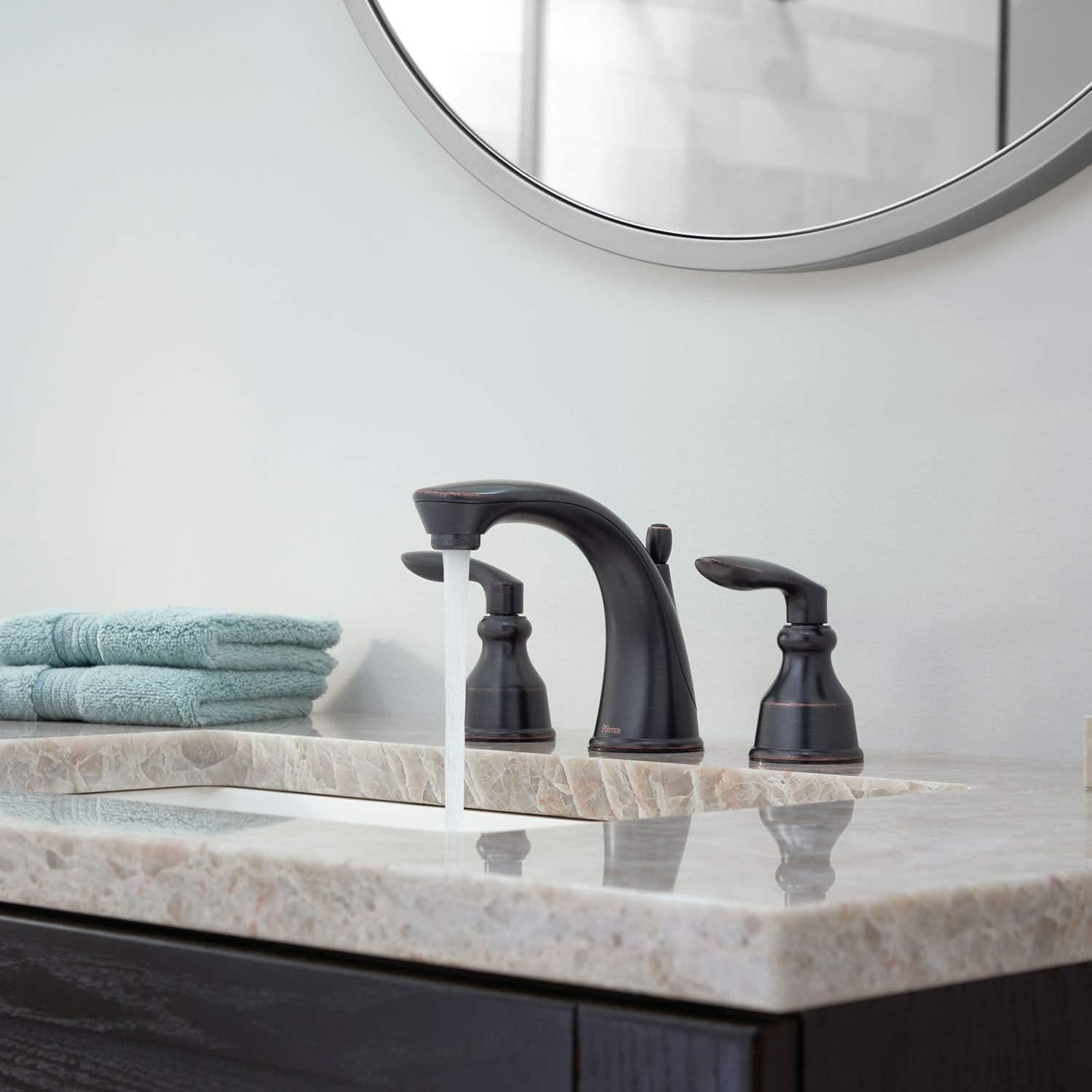 Avalon Widespread Faucet Bathroom Faucet with Drain Assembly