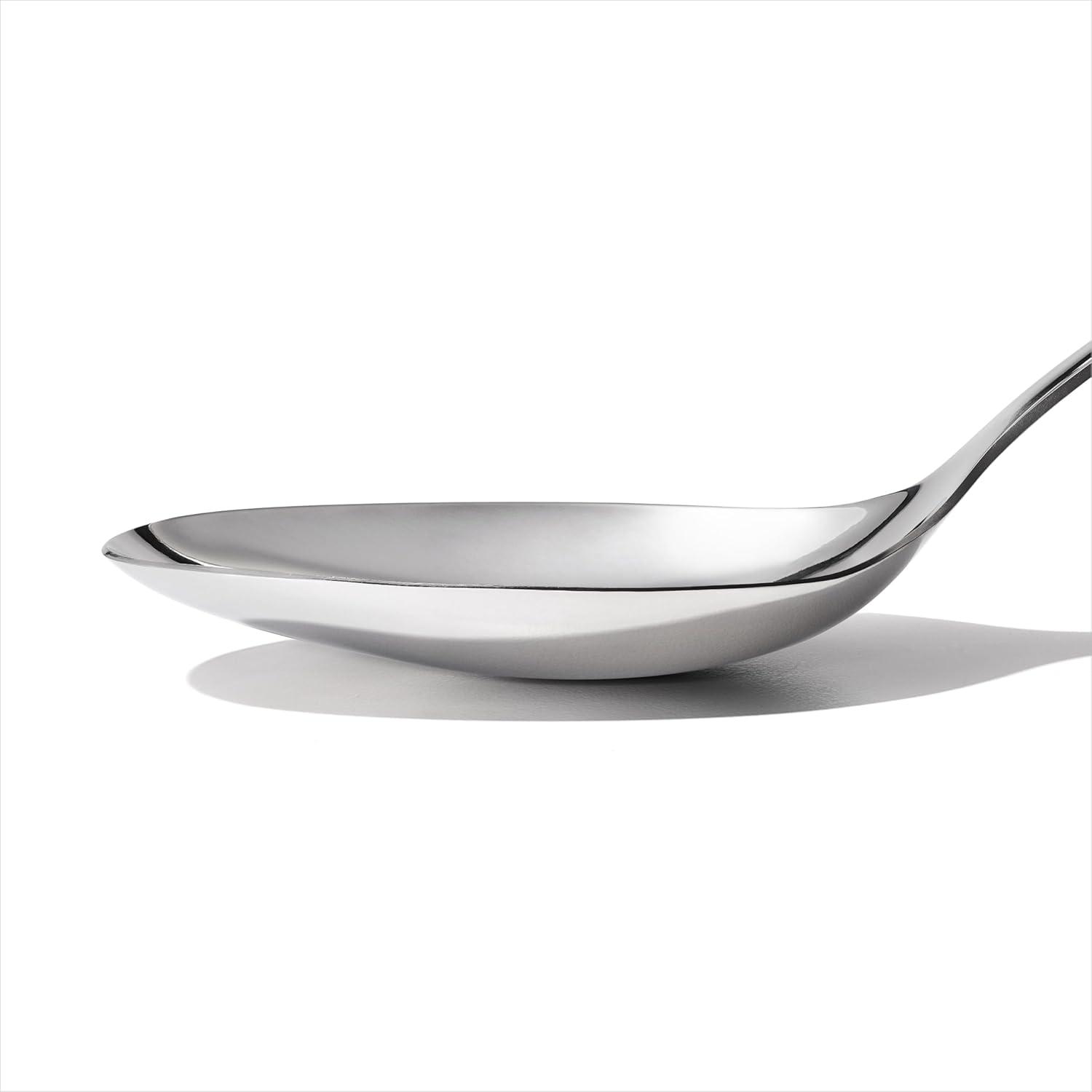 Stainless Steel Cooking Spoon with Non-Slip Handle