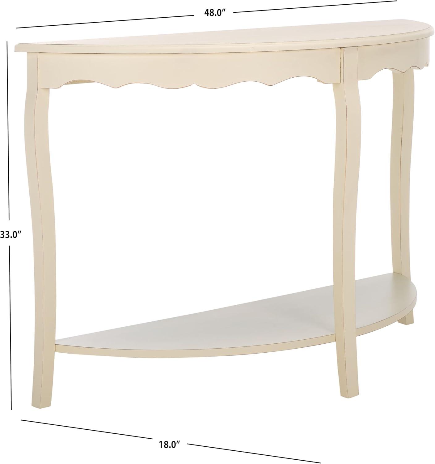 Christina Console Table- Off White - Safavieh