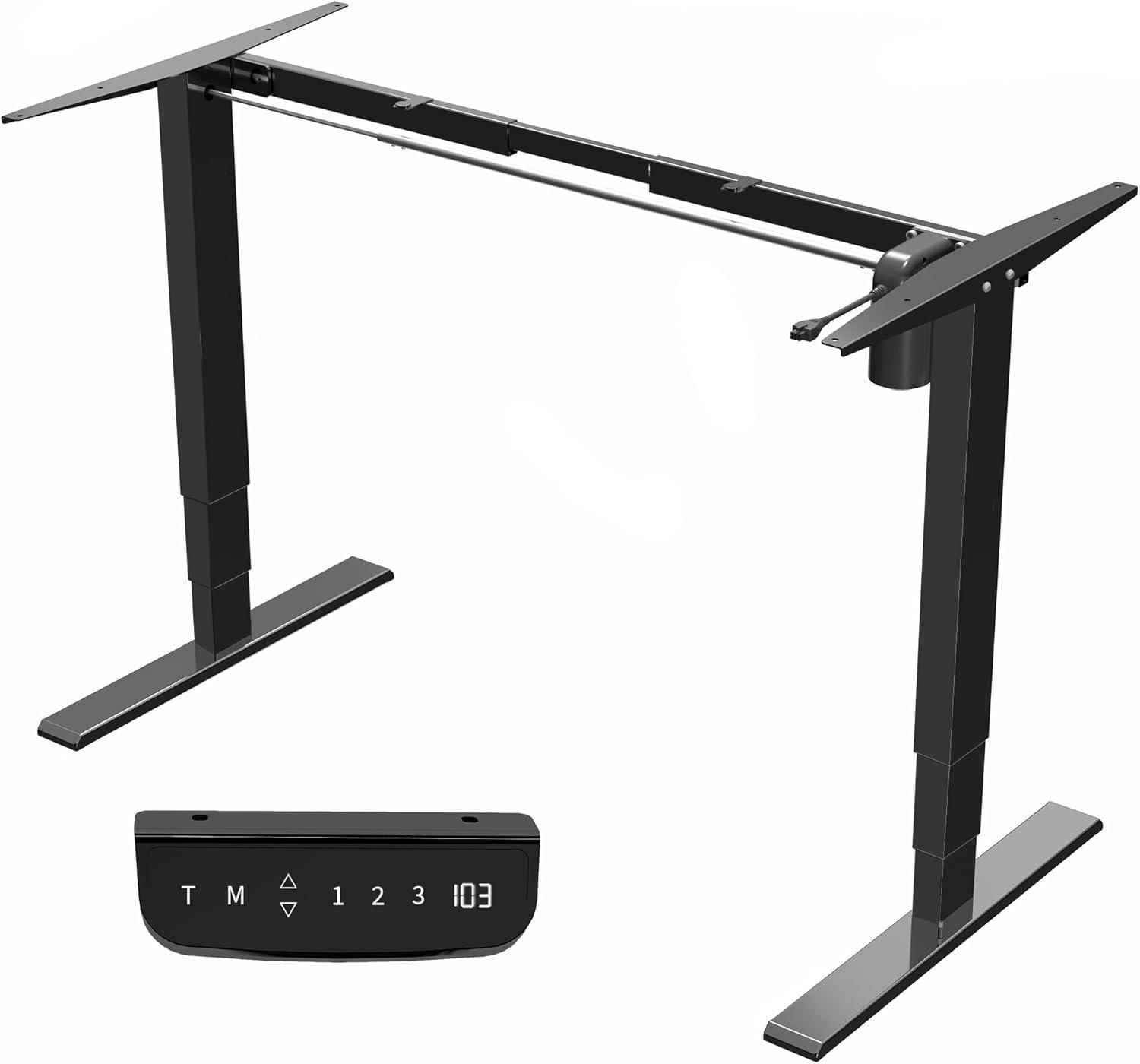 Electric Single Motor Desk Frame