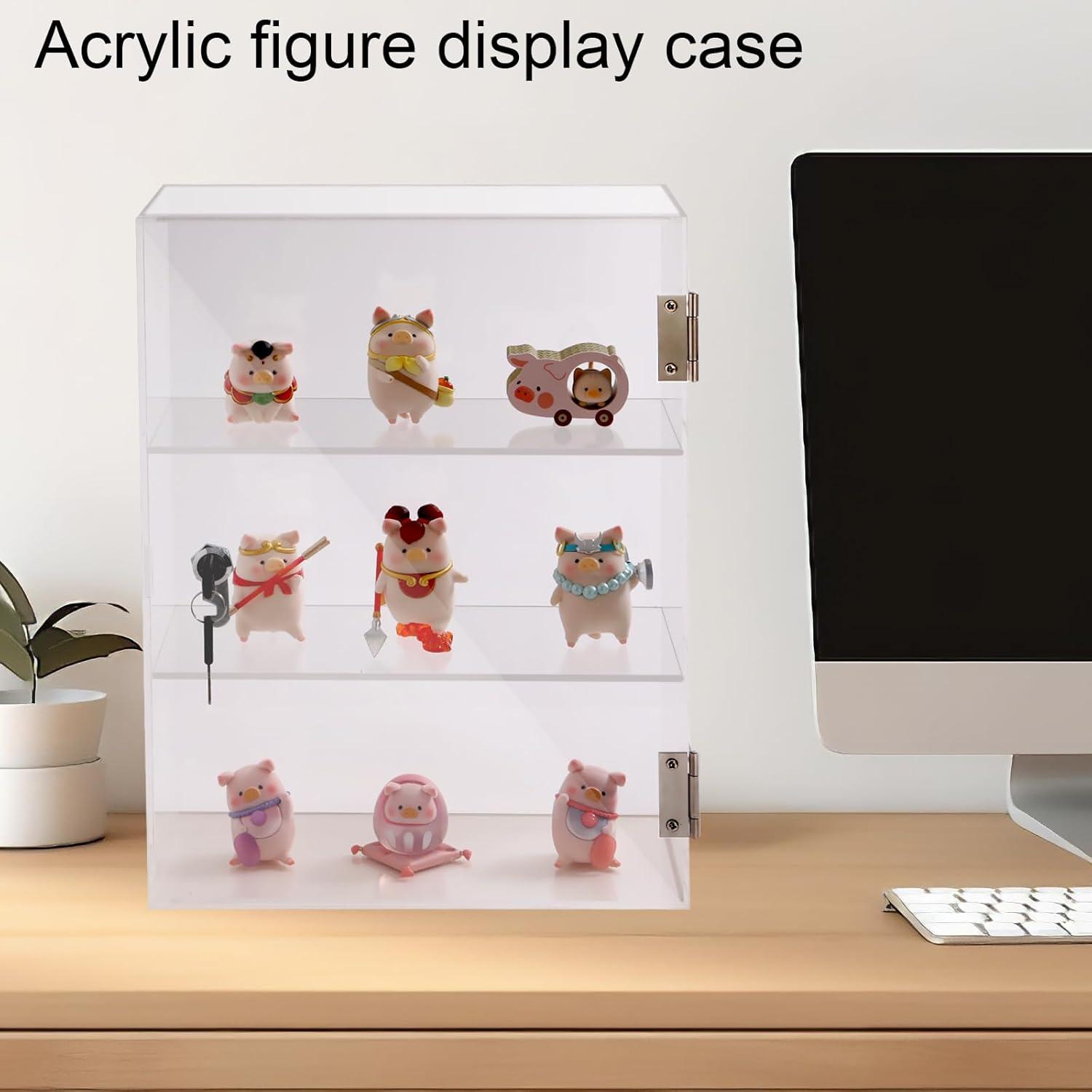 Azar Displays Acrylic Lockbox Countertop Display Case 14" wide