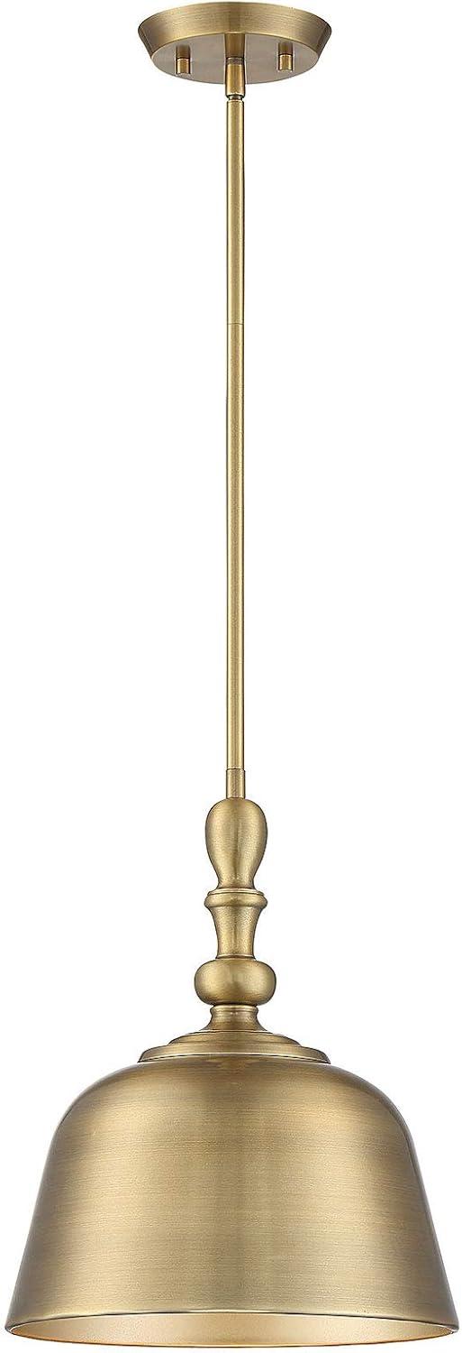 Savoy House Berg 1 - Light Pendant in  Warm Brass