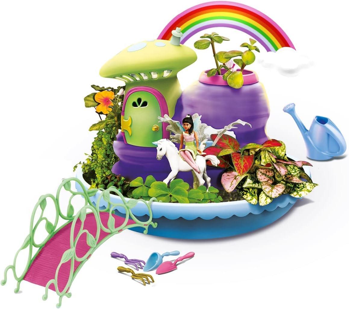 PlayMonster My Fairy Light Unicorn Paradise, Interactive Garden Playset with Lights and Sounds, Ages 4 and Up