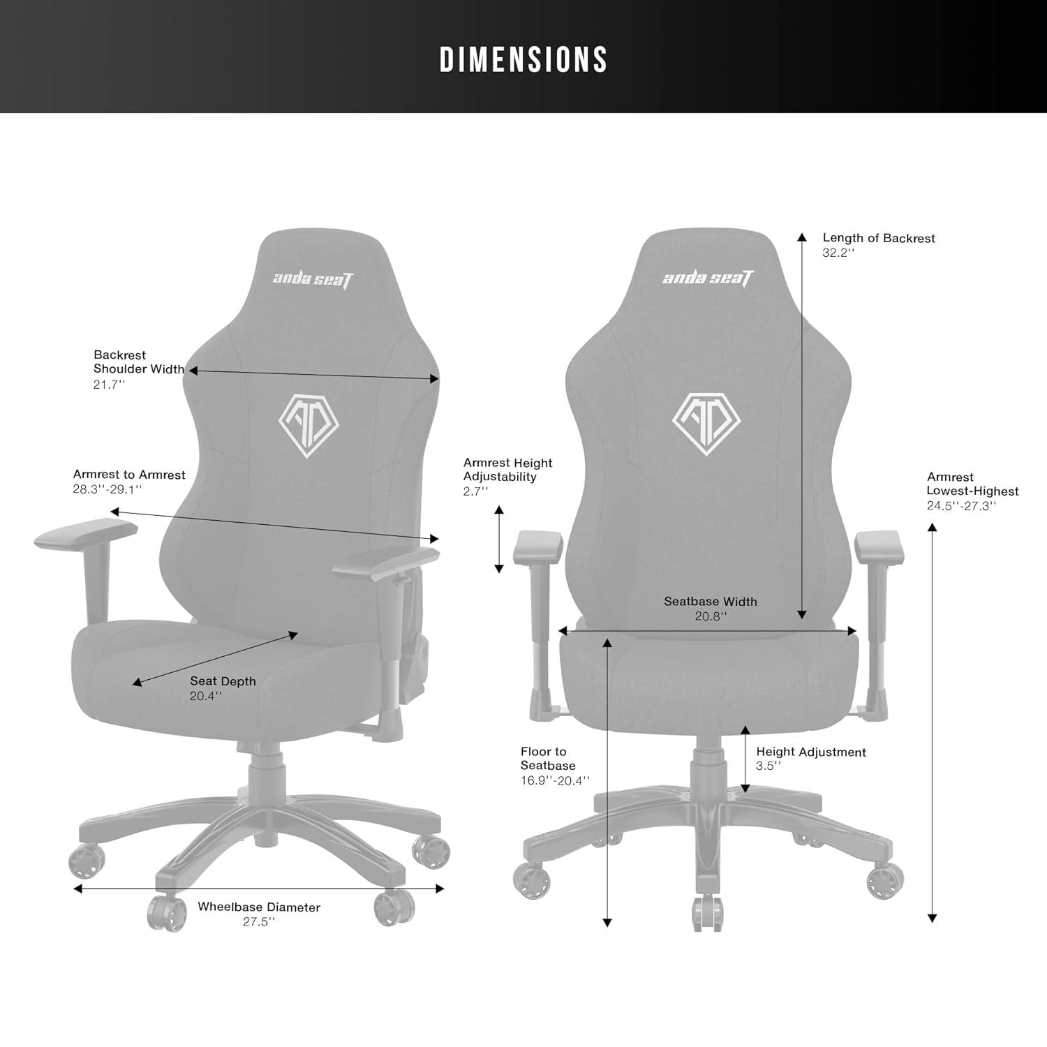 andaseaT andaseaT Phantom 3 Gaming Chair