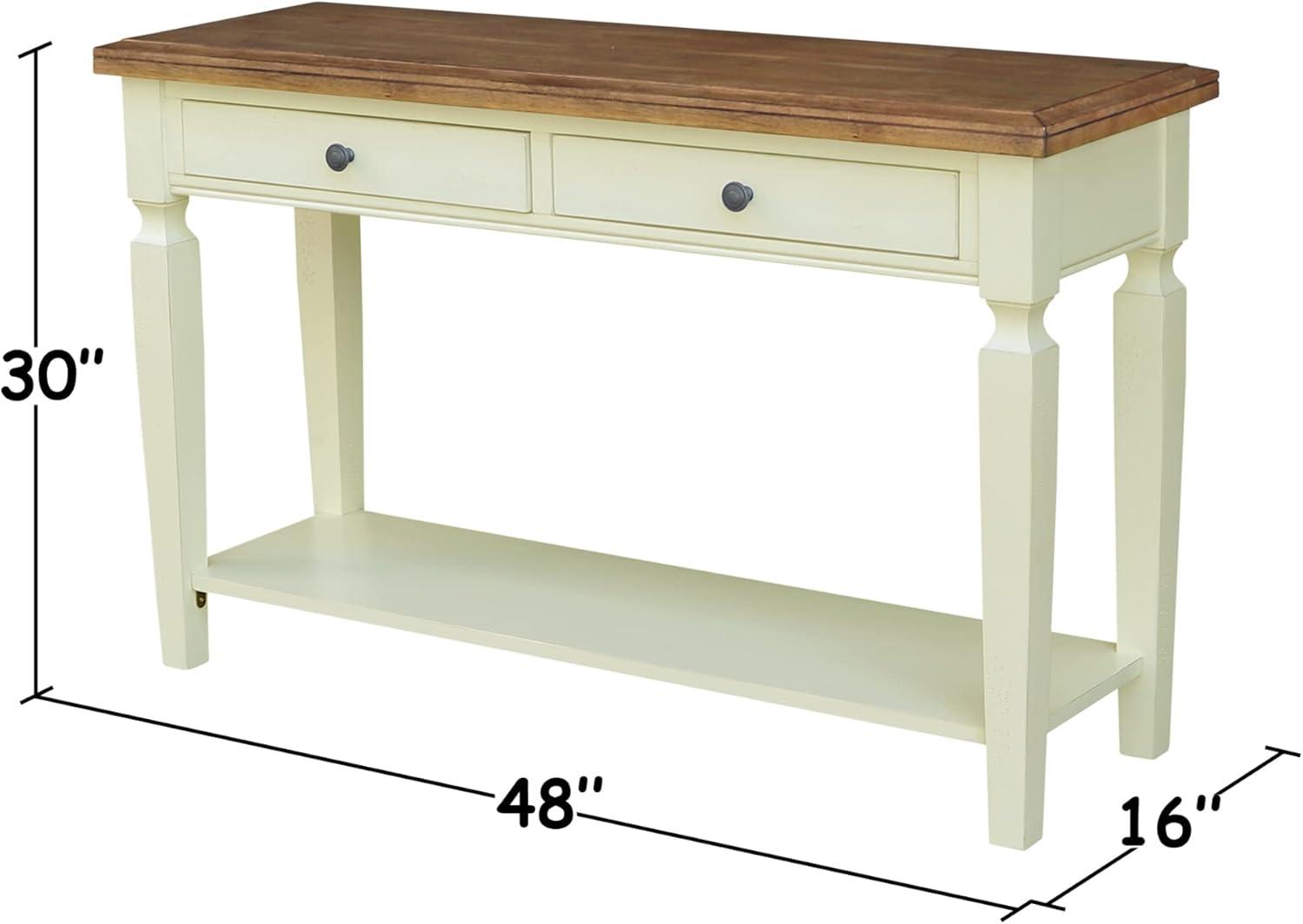 International Concepts Vista Solid Wood Console/Sofa Table