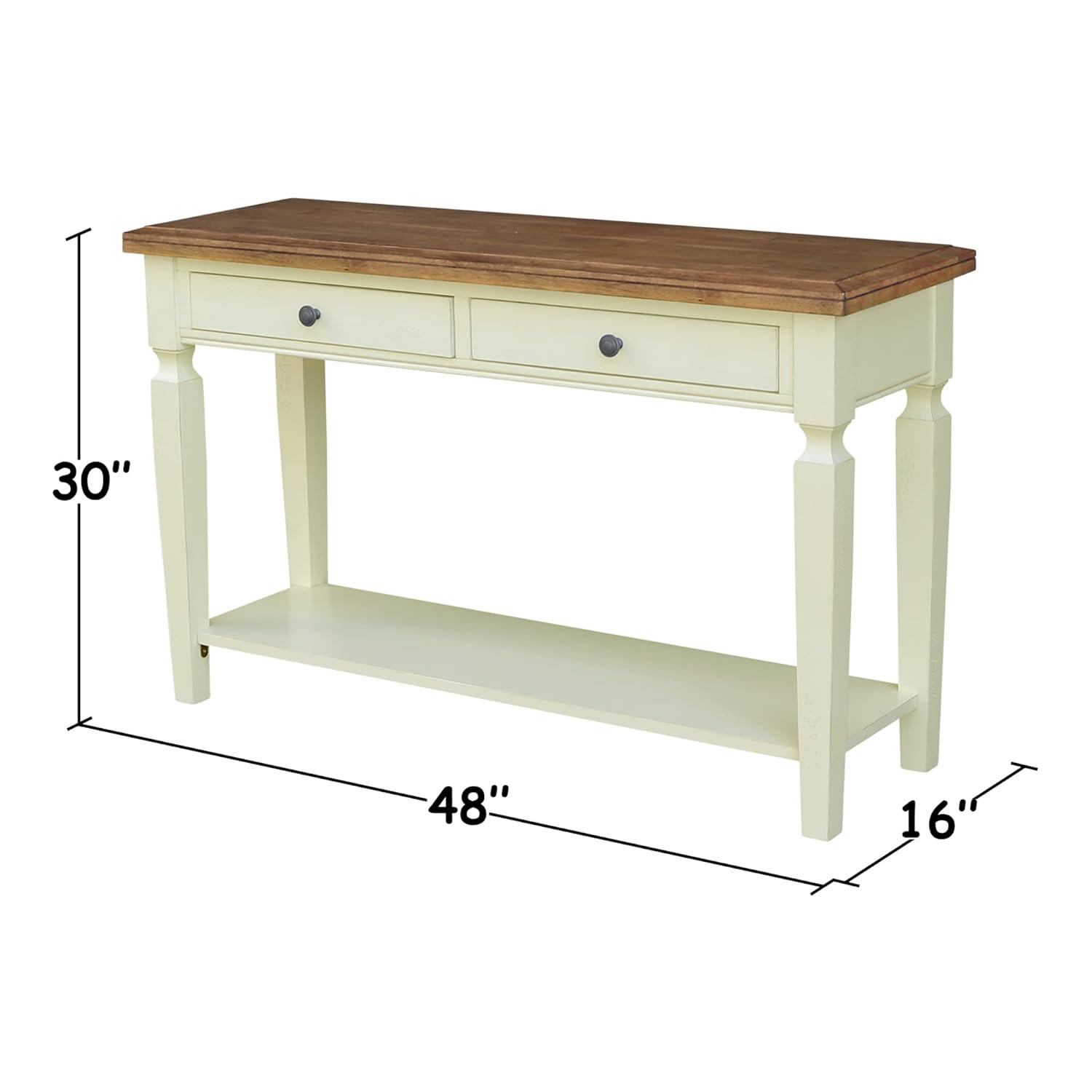 International Concepts Vista Solid Wood Console/Sofa Table