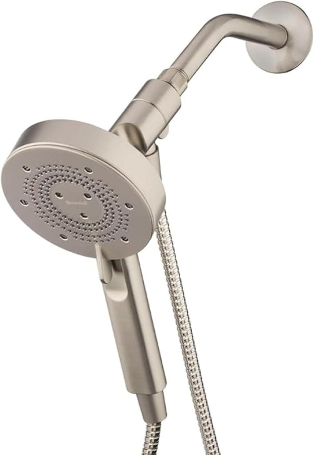 Brondell NE80-HSHNBB-BN Nebia Yuba 5-Setting Handshower with HaloNetic Docking System 1.5 gpm