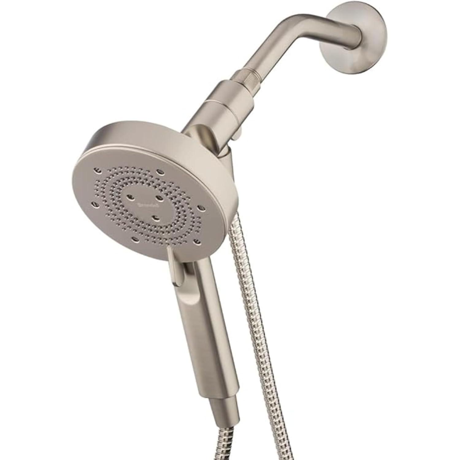 Brondell NE80-HSHNBB-BN Nebia Yuba 5-Setting Handshower with HaloNetic Docking System 1.5 gpm