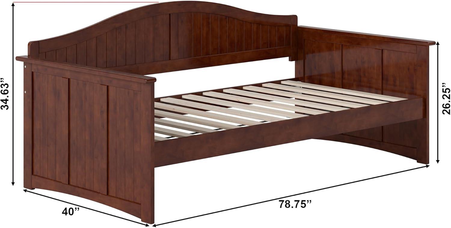 AFI Nantucket Twin Wood Daybed in Walnut