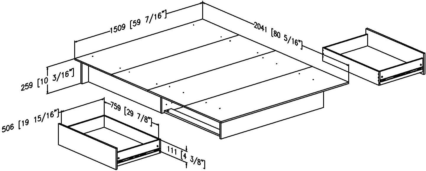 Step One Full/Queen Platform Bed