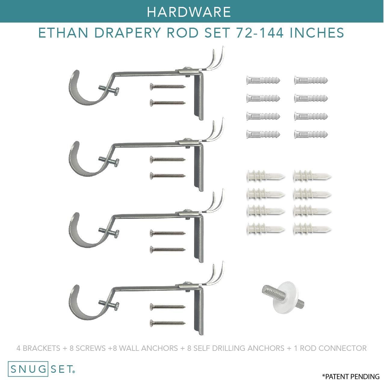 Steel Adjustable Single Curtain Rod