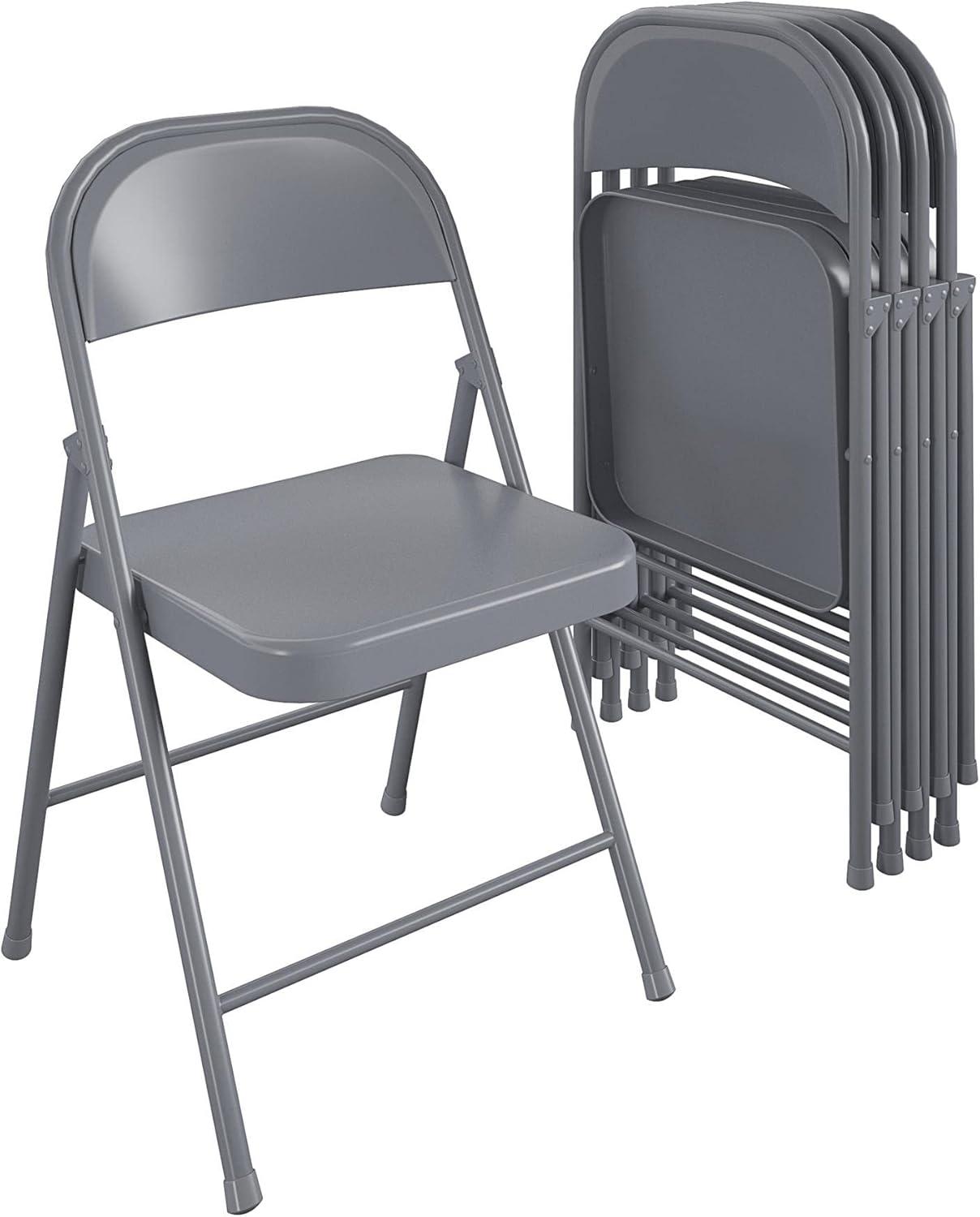 COSCO SmartFold All-Steel Folding Chair