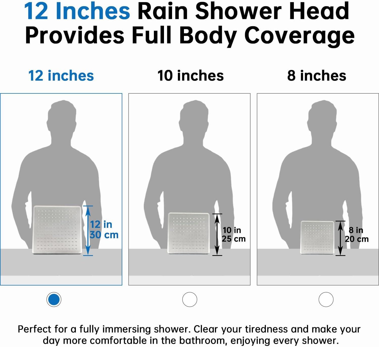 All Metal Rain Dual Shower Head