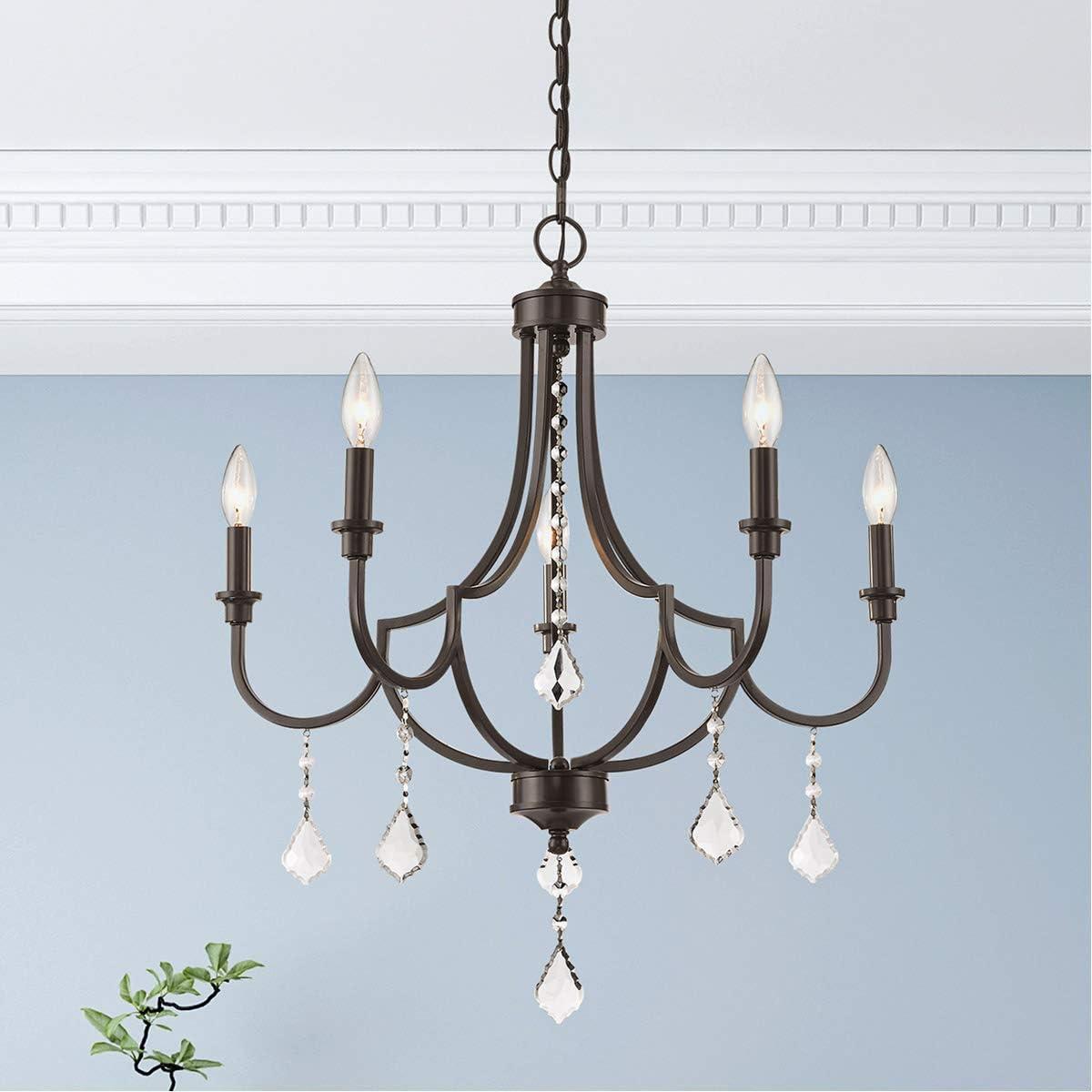 Livex Lighting Glendale 5 - Light Chandelier in  English Bronze