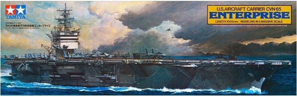 Tamiya TAM78007 0.0285 USS Enterprise Aircraft Carrier Plastic Model Kit