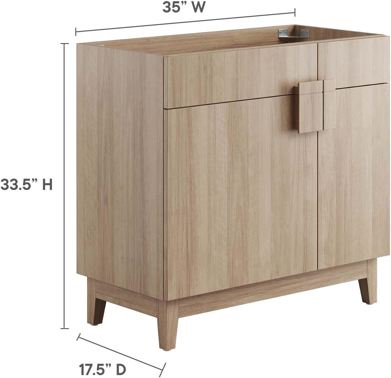 Modway Miles 35'' Single Bathroom Vanity Base Only