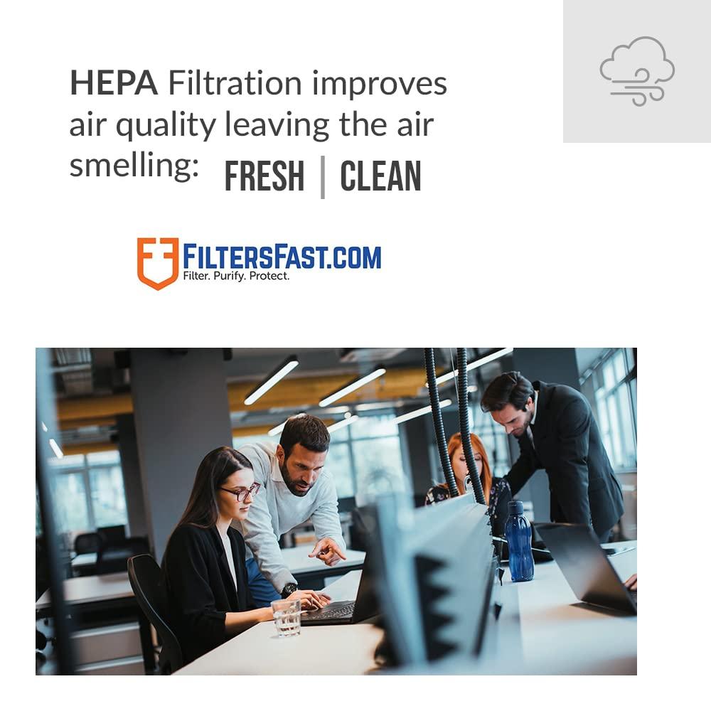 FF 30965 HEPAtech Tower Air Filter Replacement is compatible with the Hunter 30965 QuietFlo HEPA Purifier Filter