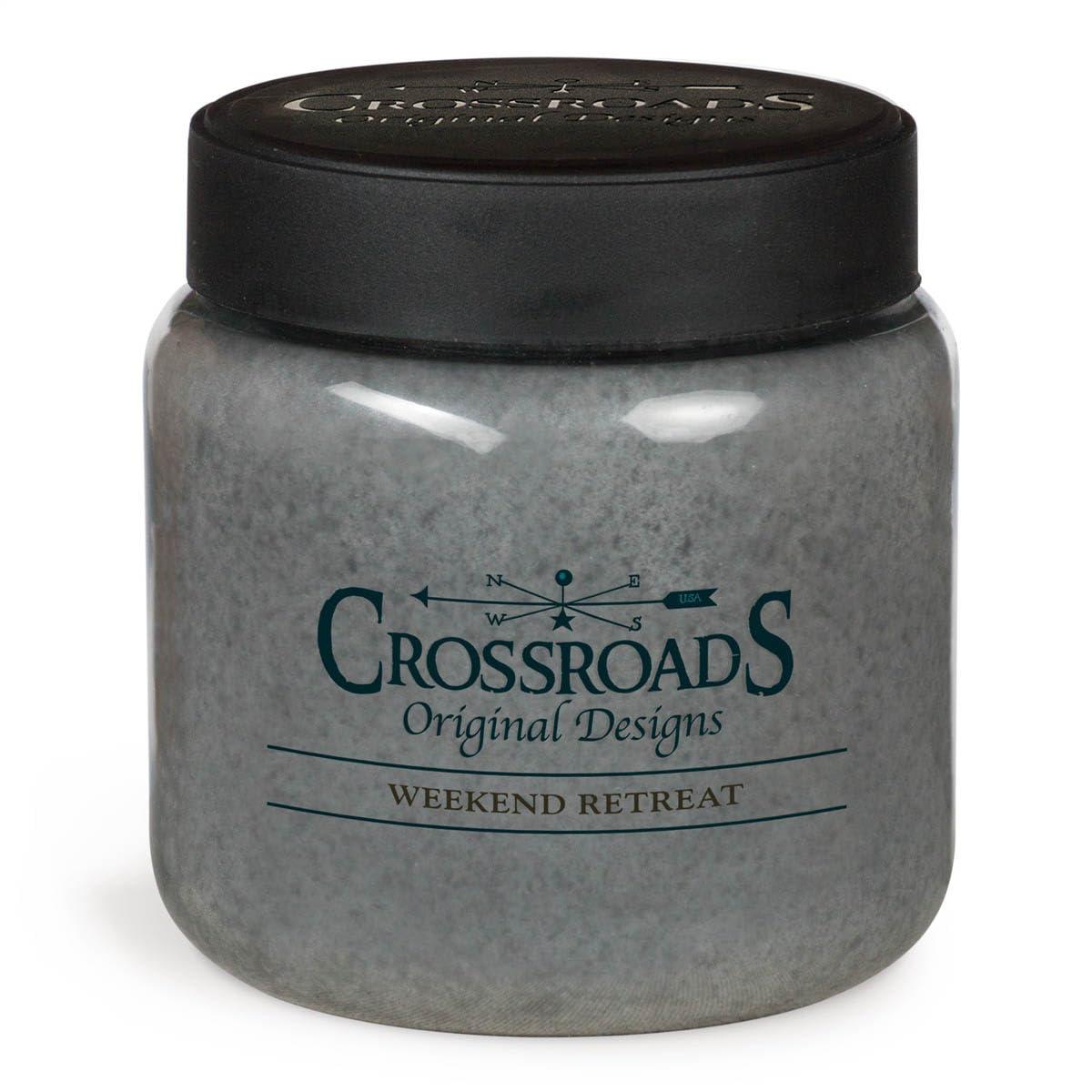 Weekend Retreat Gray Paraffin Wax Scented Candle, 16 oz