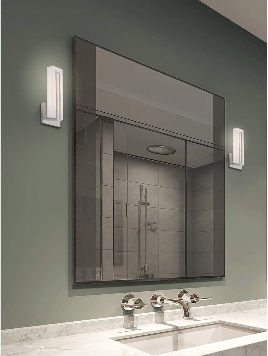 Livex Lighting 10190 Fulton 1 Light 12" Tall Integrated Led Bathroom Sconce - Chrome