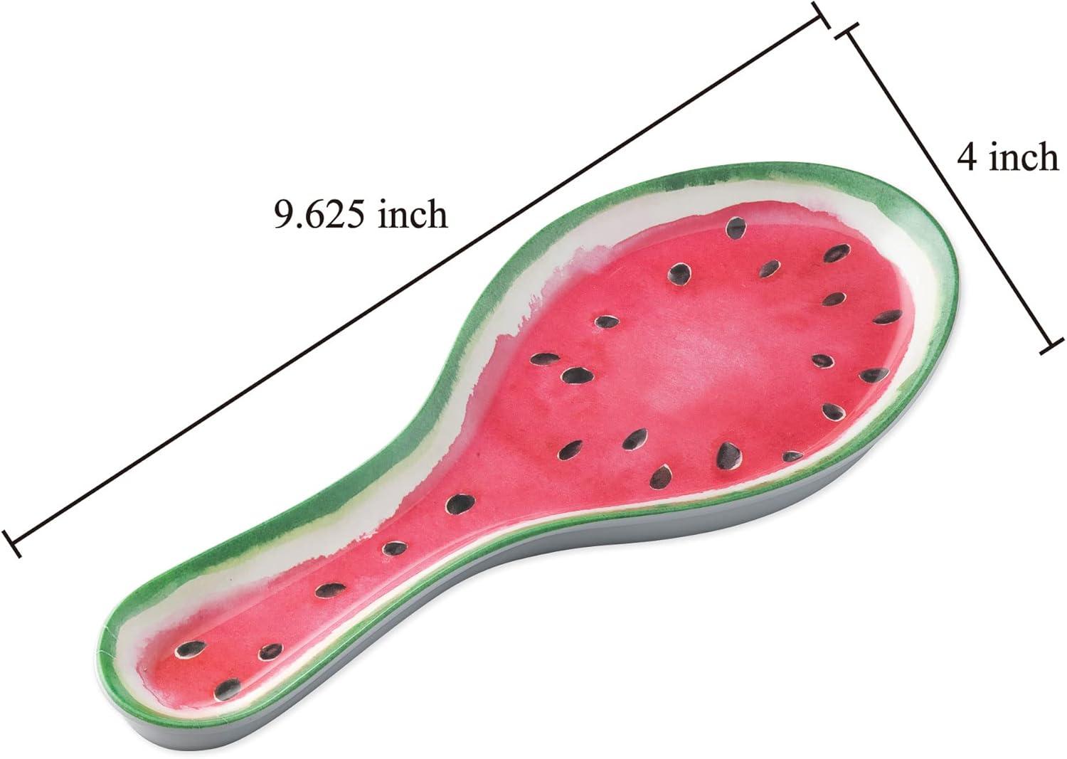 Gourmet Art Melamine Spoon Rest/Spoon Holder (Watermelon)