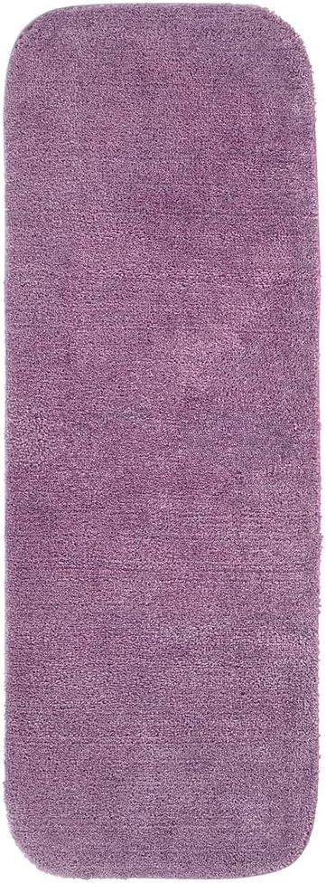 2pc Traditional Nylon Washable Bathroom Rug Set Purple - Garland Rug: Machine Made, Tufted, Latex Backing