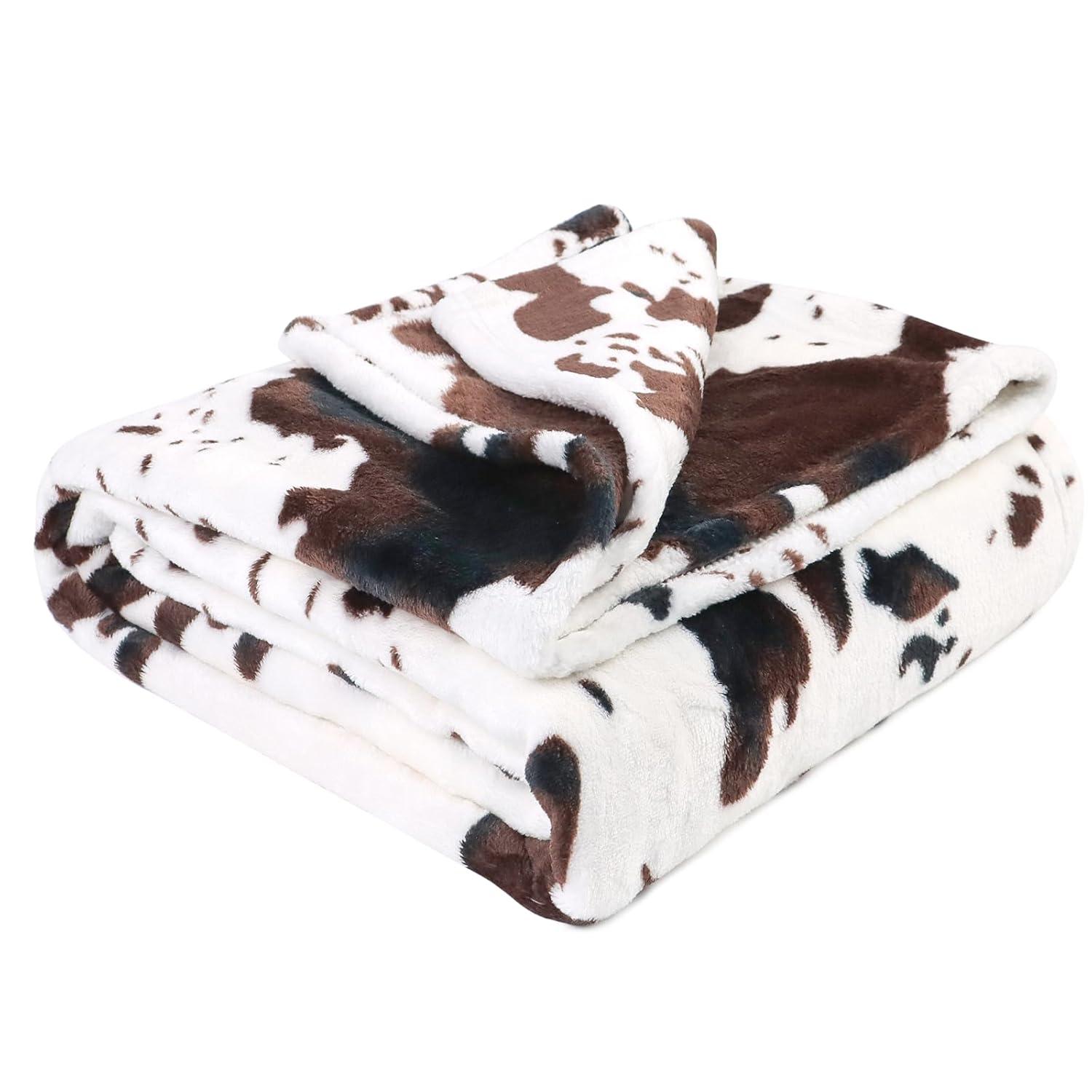Black and White Blanket Soft Blanket Lightweight Fuzzy Cozy Fleece Couch Blanket Throw Cute Stuff Gifts for Birthday Holiday Ethyie