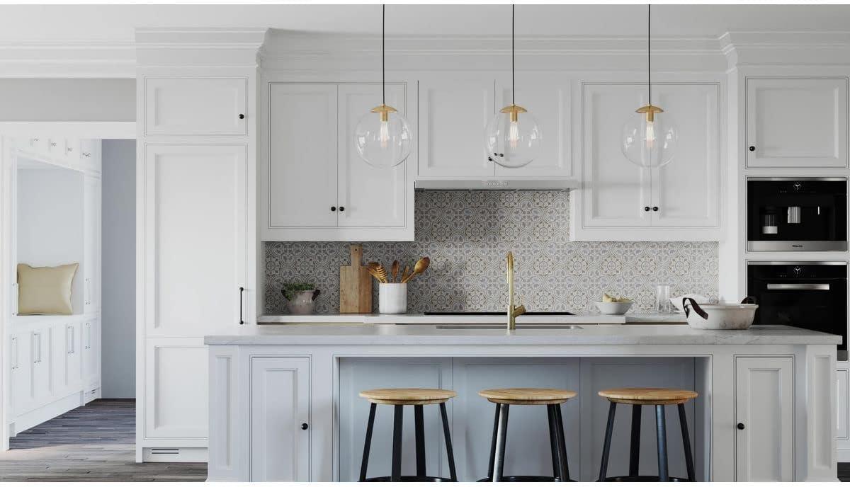 Progress Lighting P500311-109 Atwell - 1 Light Large Pendant   Brushed Bronze Finish with Clear Glass