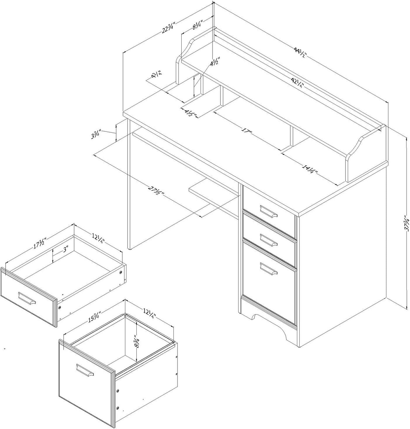 Versa Desk with Hutch