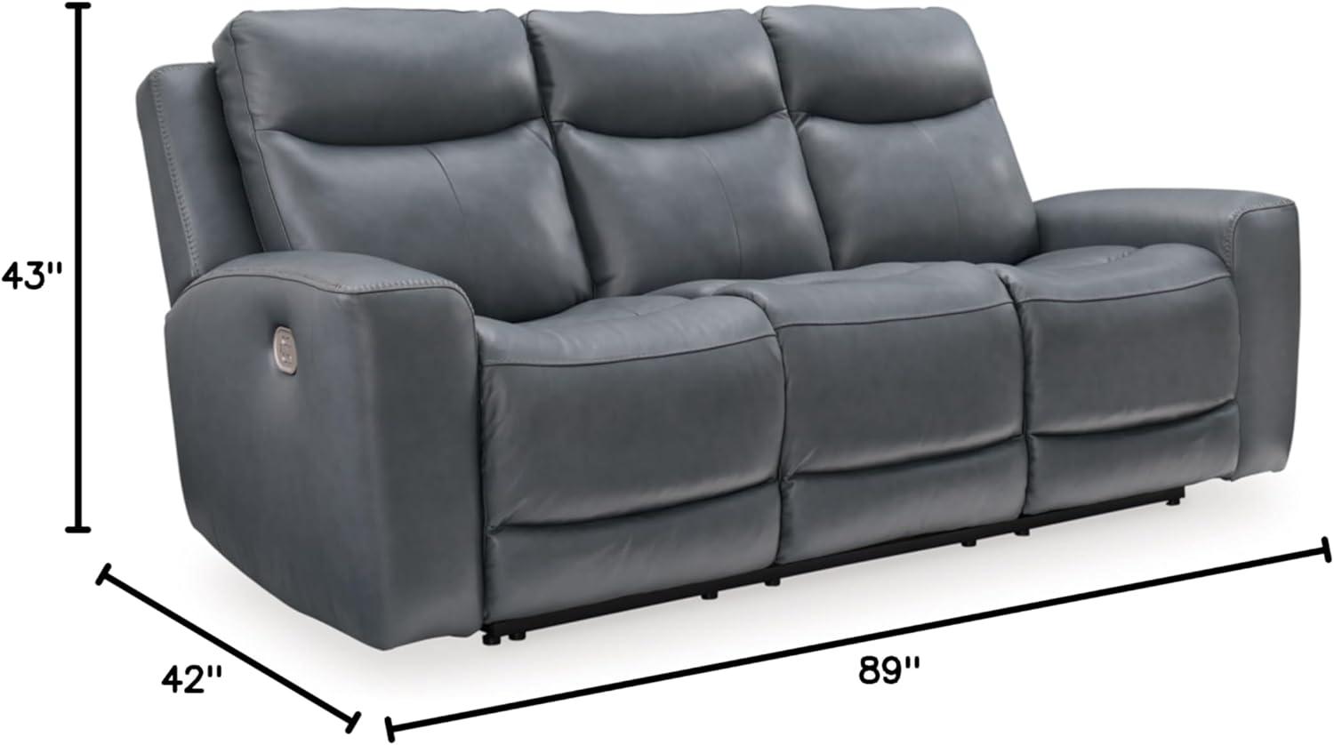 Ashley Furniture Mindanao Steel Power Reclining Sofa