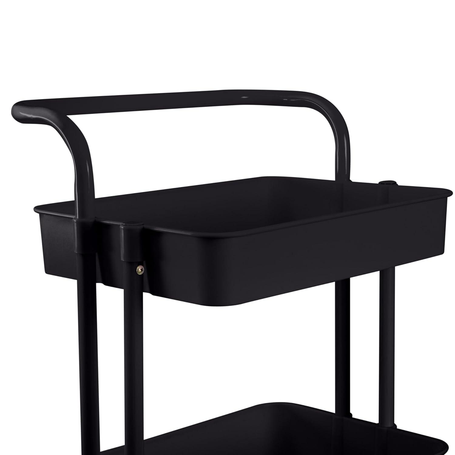 Organize It All 3 Tier Rolling Basket Cart
