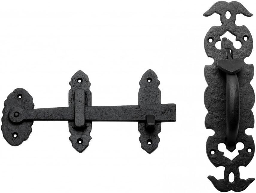 The Renovators Supply Inc. Fence Gate Thumb Latch Lock Rustic Antique Design Light Duty Renovators Supply