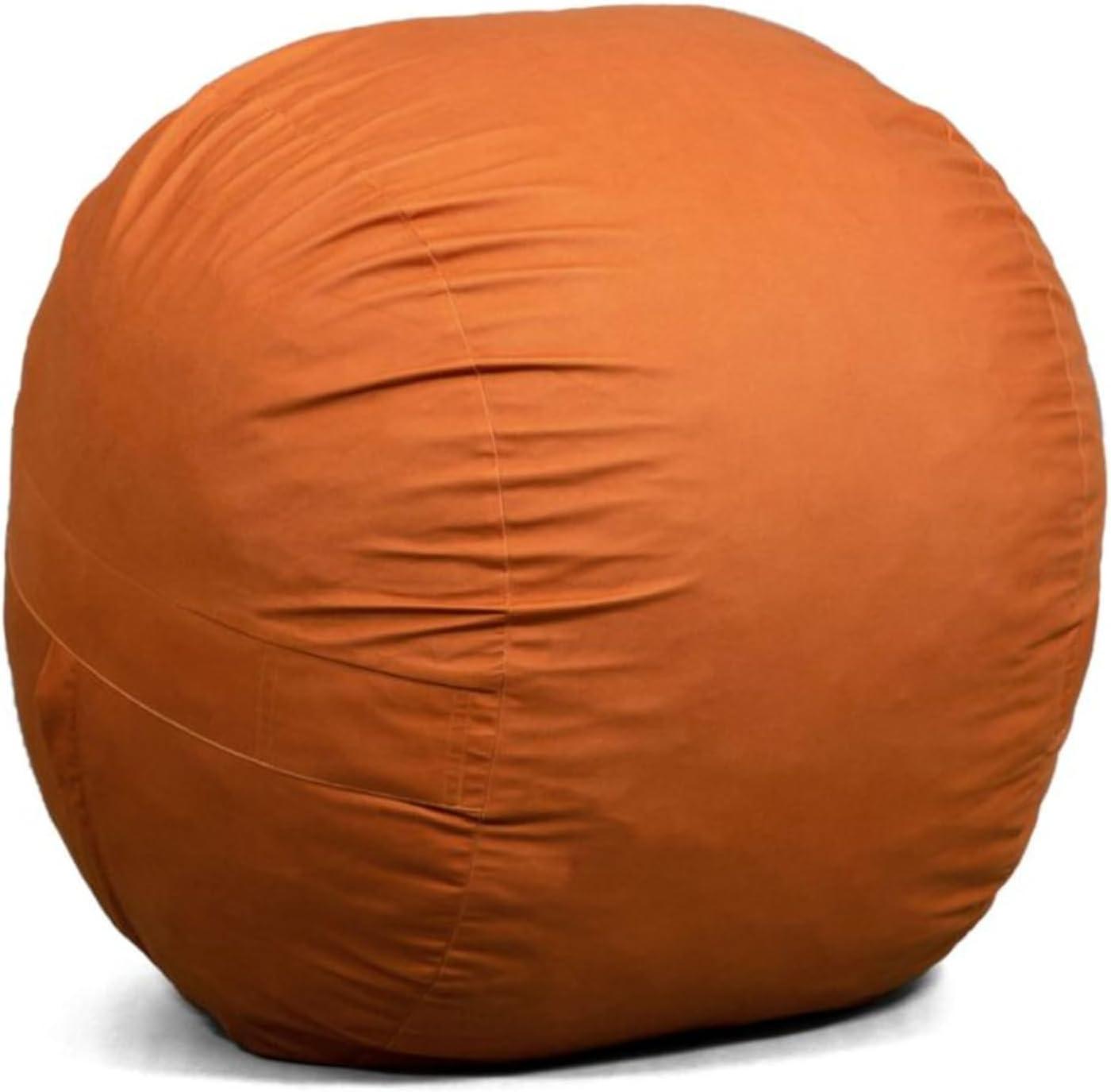 Big Joe Medium 3 Foot Foam Filled Bean Bag Chair with Soft Removeable Cover