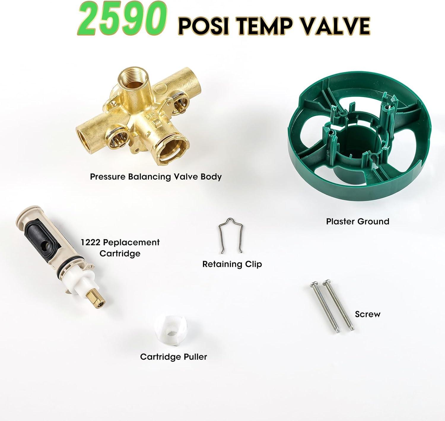 M-Pact Posi-Temp IPS Connection Pressure Balancing Valve